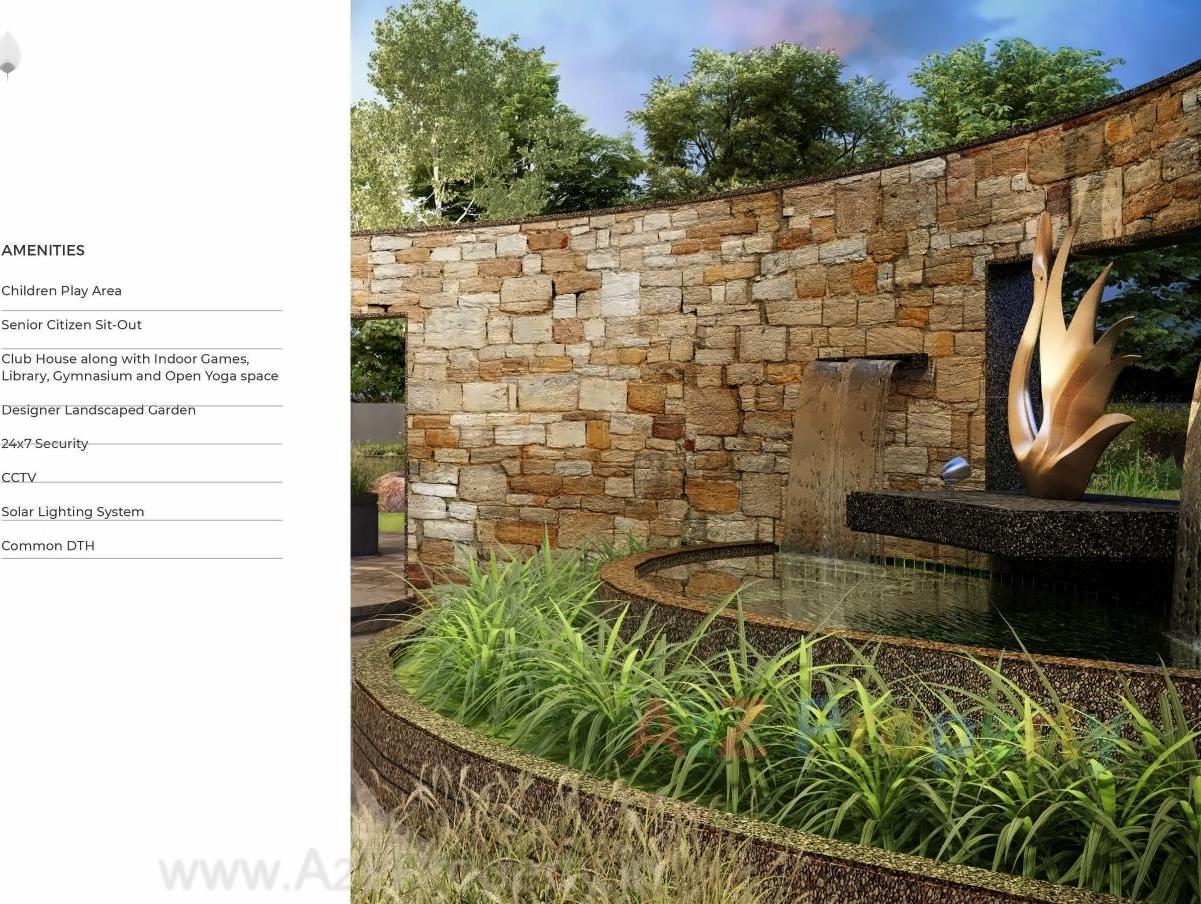 3D Elevation of real estate project Nirman Satva located at Adalaj, Gandhinagar, Gujarat