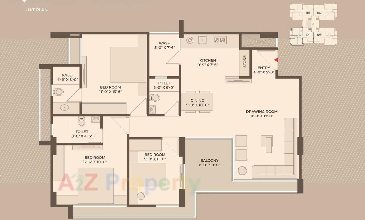 Layout of real estate project Nirman Satva located at Adalaj, Gandhinagar, Gujarat