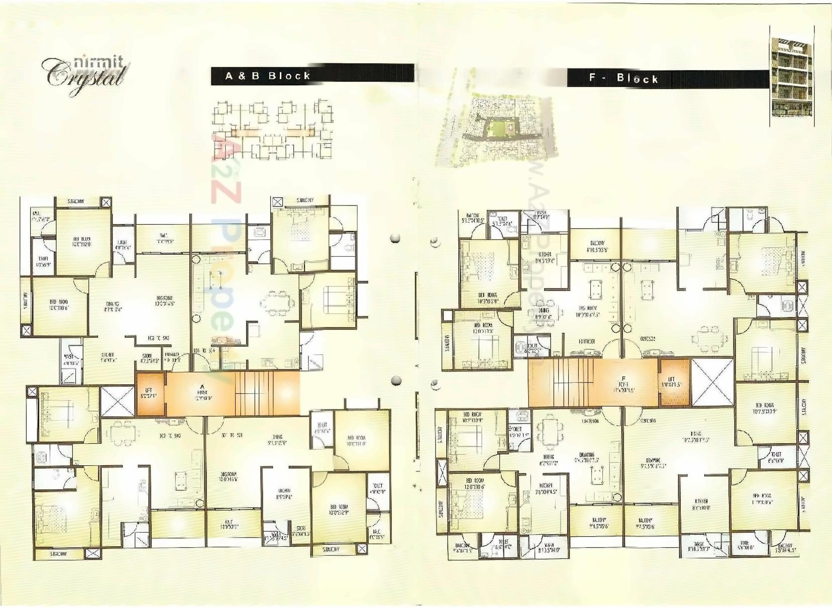 Layout of real estate project Nirmit Crystal located at Kalol, Gandhinagar, Gujarat