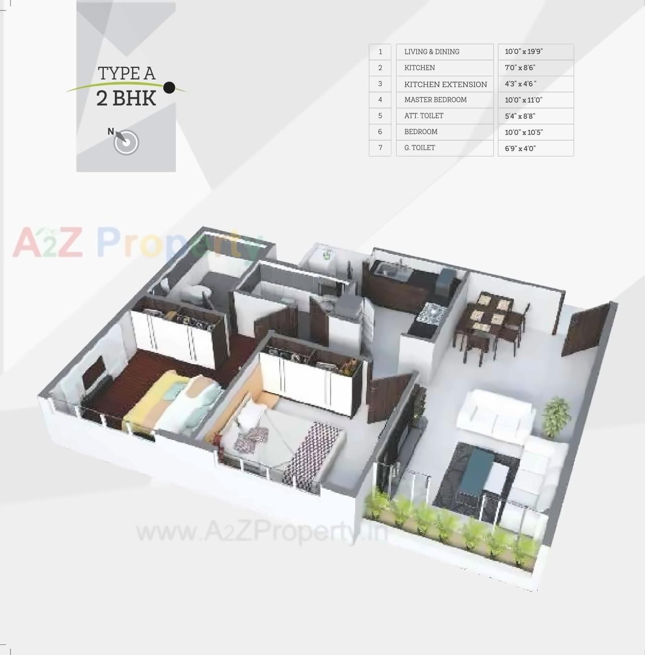 Layout of real estate project North Enclave located at Khoraj, Gandhinagar, Gujarat