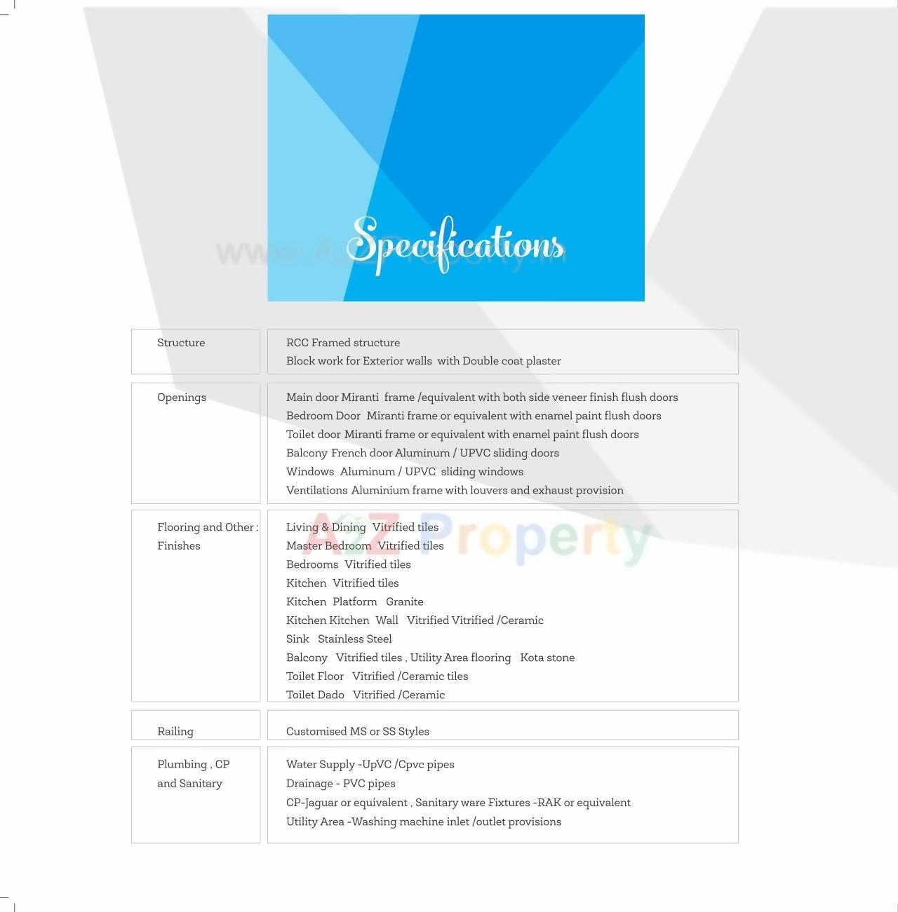 Project Specifications