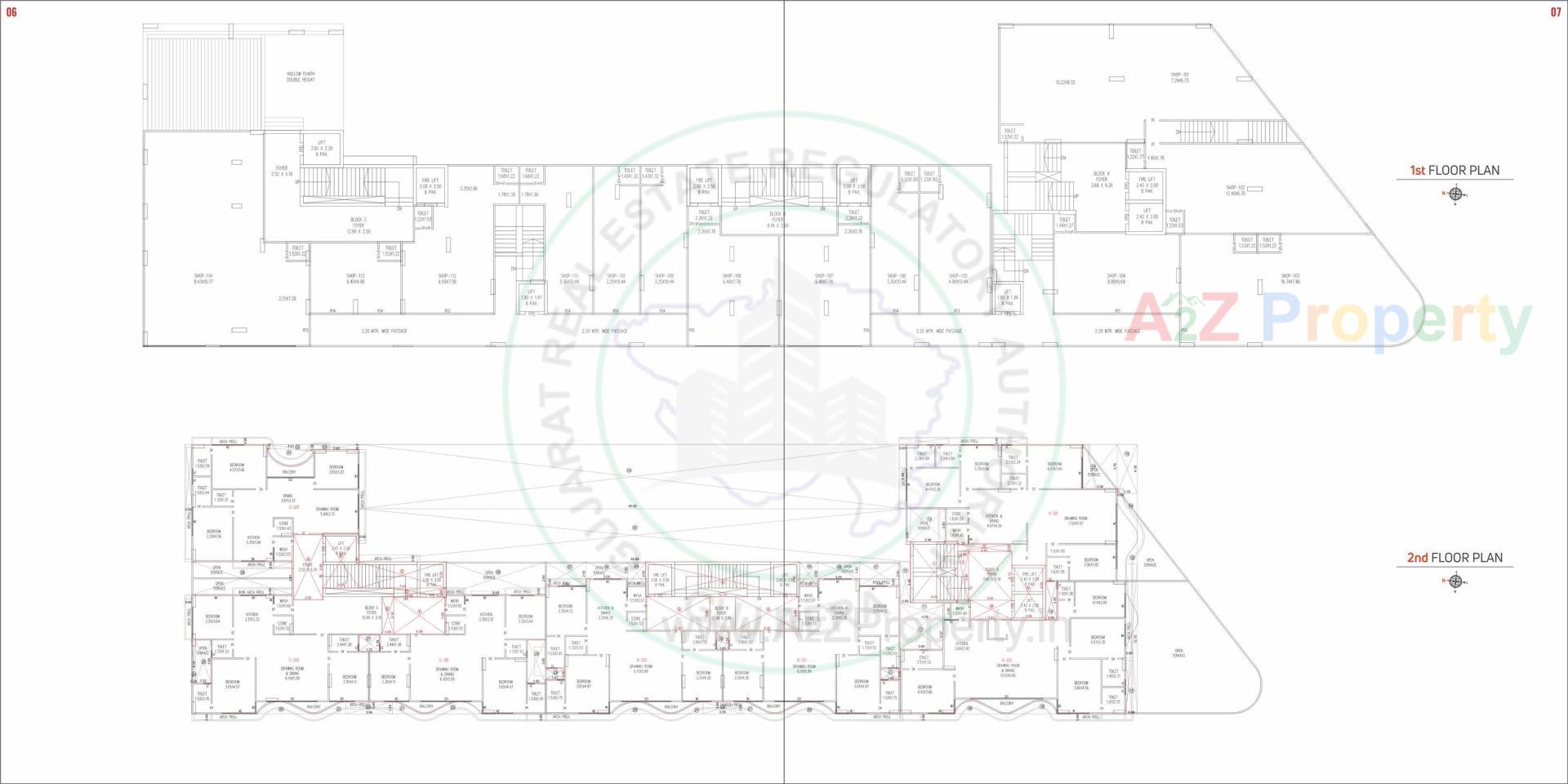  of real estate project Om Akant located at Vasna Hadmatya, Gandhinagar, Gujarat