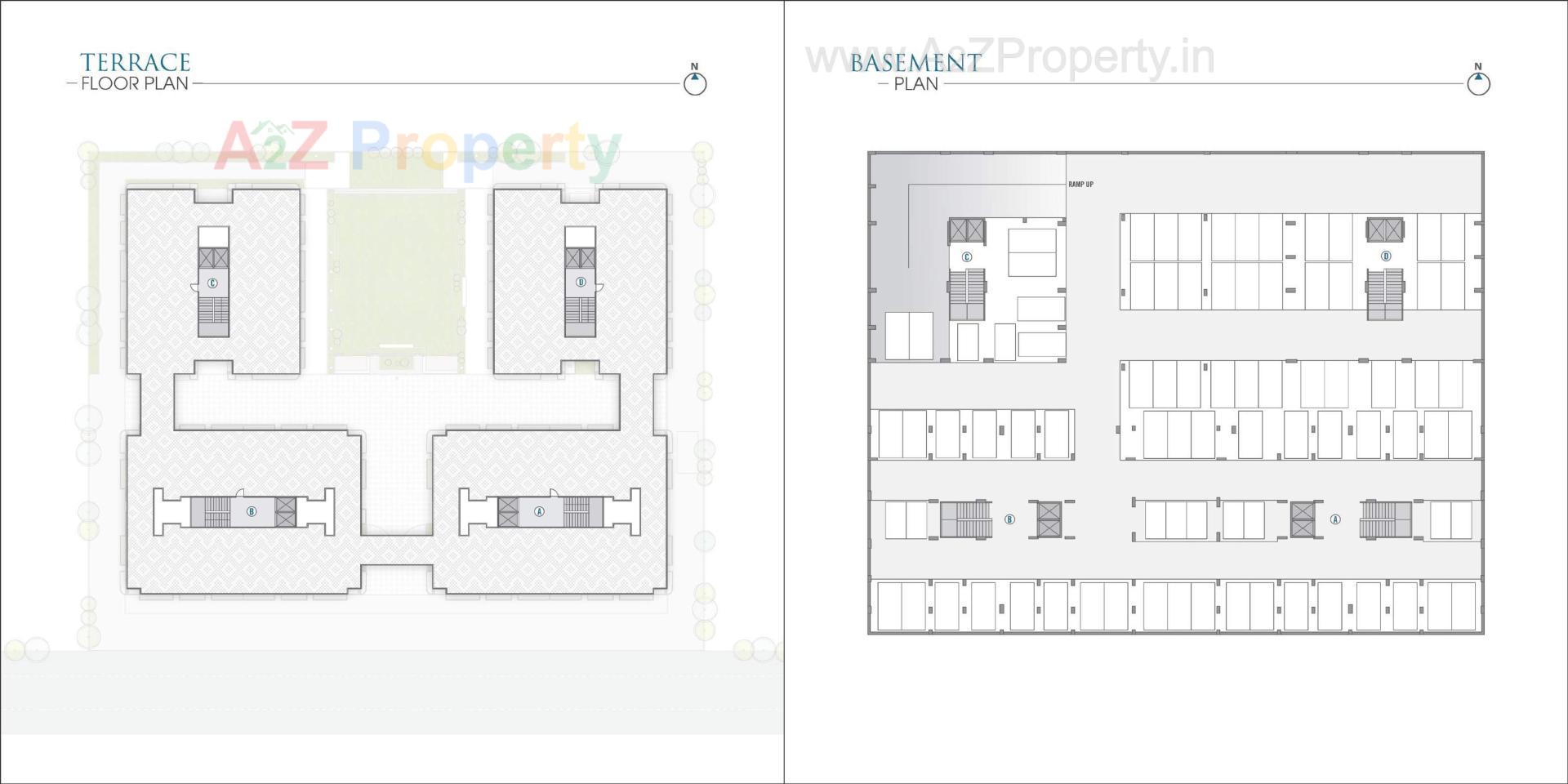 Layout of real estate project Om Arise located at Pethapur, Gandhinagar, Gujarat