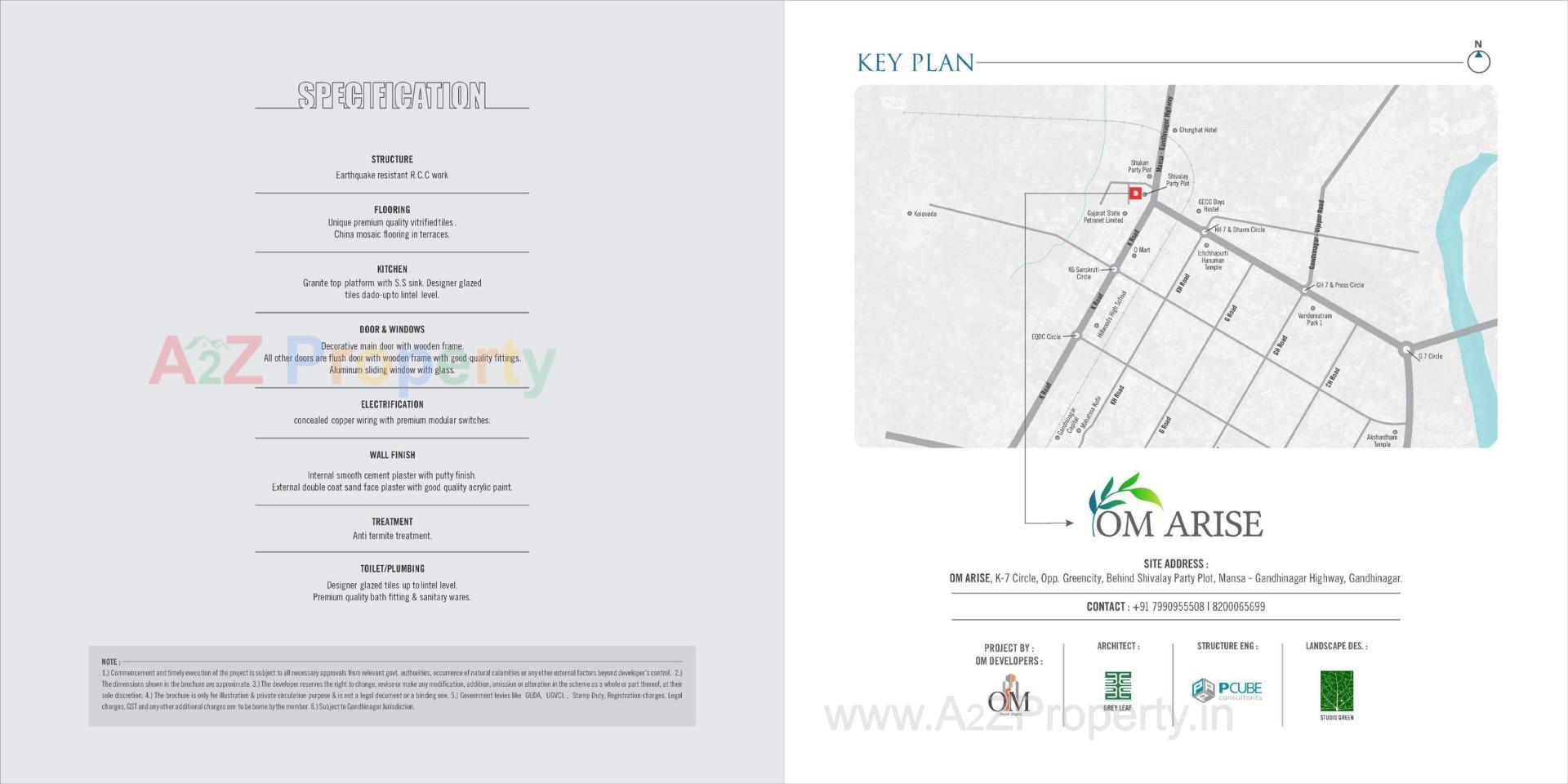  of real estate project Om Arise located at Pethapur, Gandhinagar, Gujarat