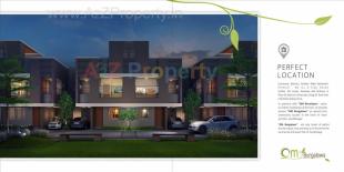 Elevation of real estate project Om Bungalows located at Pethapur, Gandhinagar, Gujarat