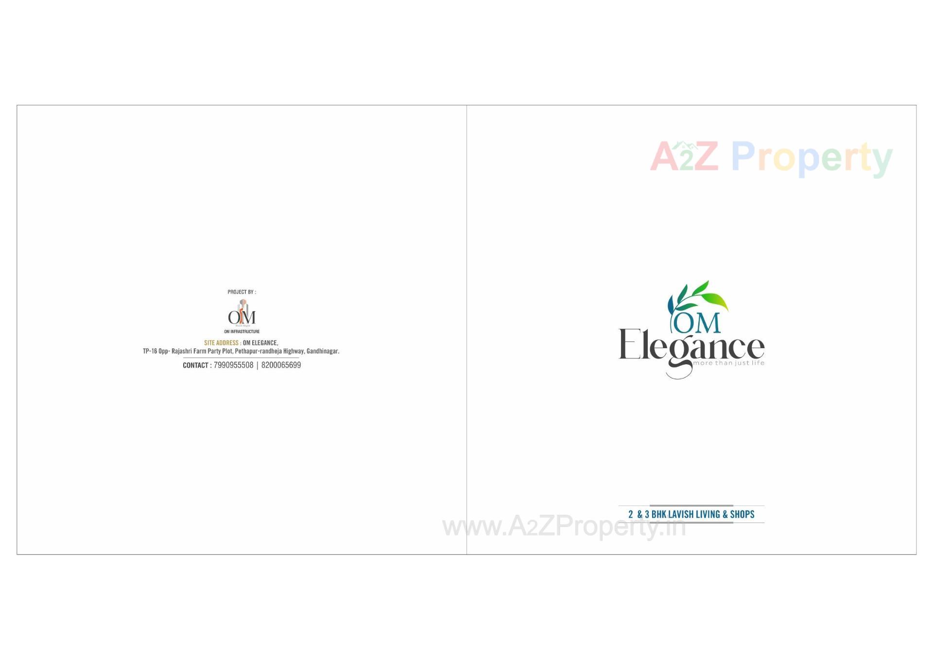  of real estate project Om Elegance located at Pethapur, Gandhinagar, Gujarat