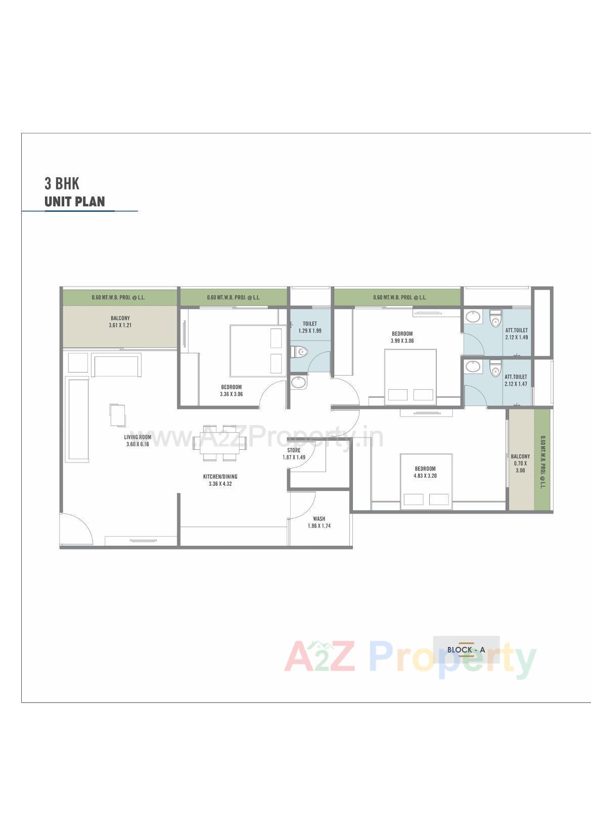 Layout of real estate project Om Elegance located at Pethapur, Gandhinagar, Gujarat