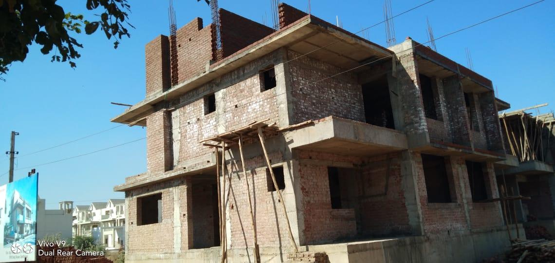 155989_const of real estate project Omkar Bunglows located at Raisan, Gandhinagar, Gujarat