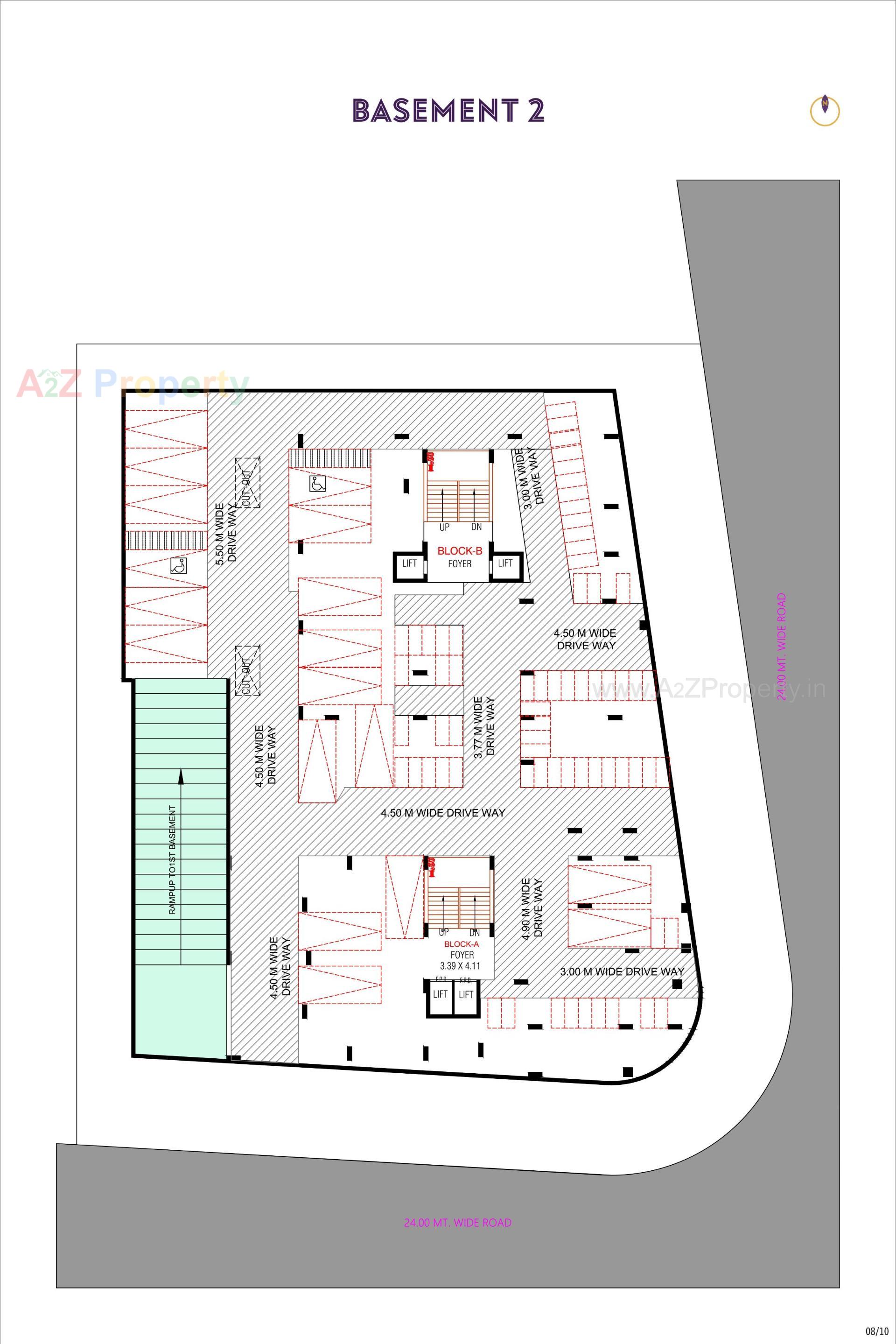 Layout of real estate project Omkar Lifestyle located at Gandhinagar, Gandhinagar, Gujarat