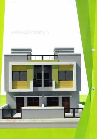 Elevation of real estate project Omkar Row House located at Kalol, Gandhinagar, Gujarat