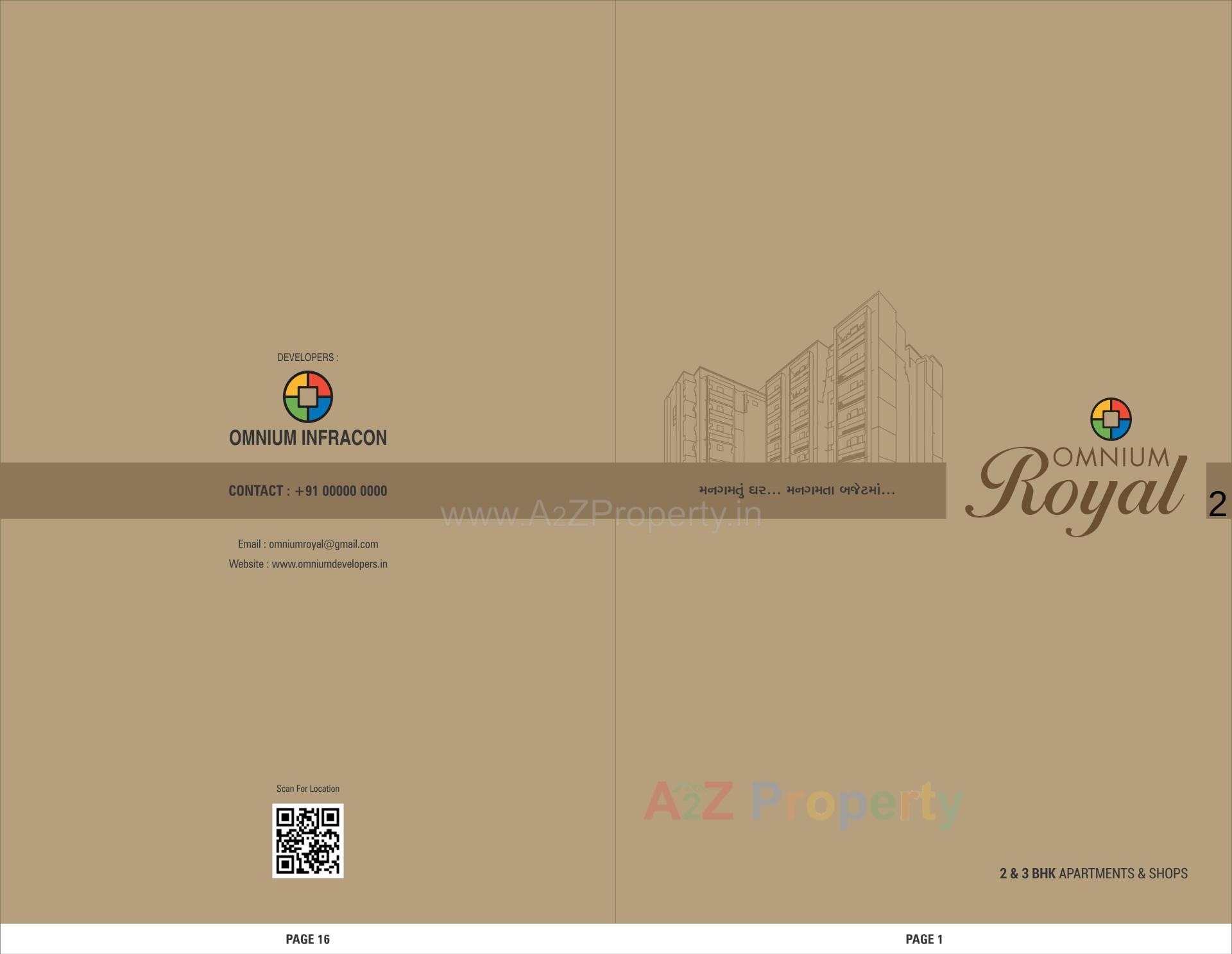  of real estate project Omnium Royal Ll located at Chiloda, Gandhinagar, Gujarat