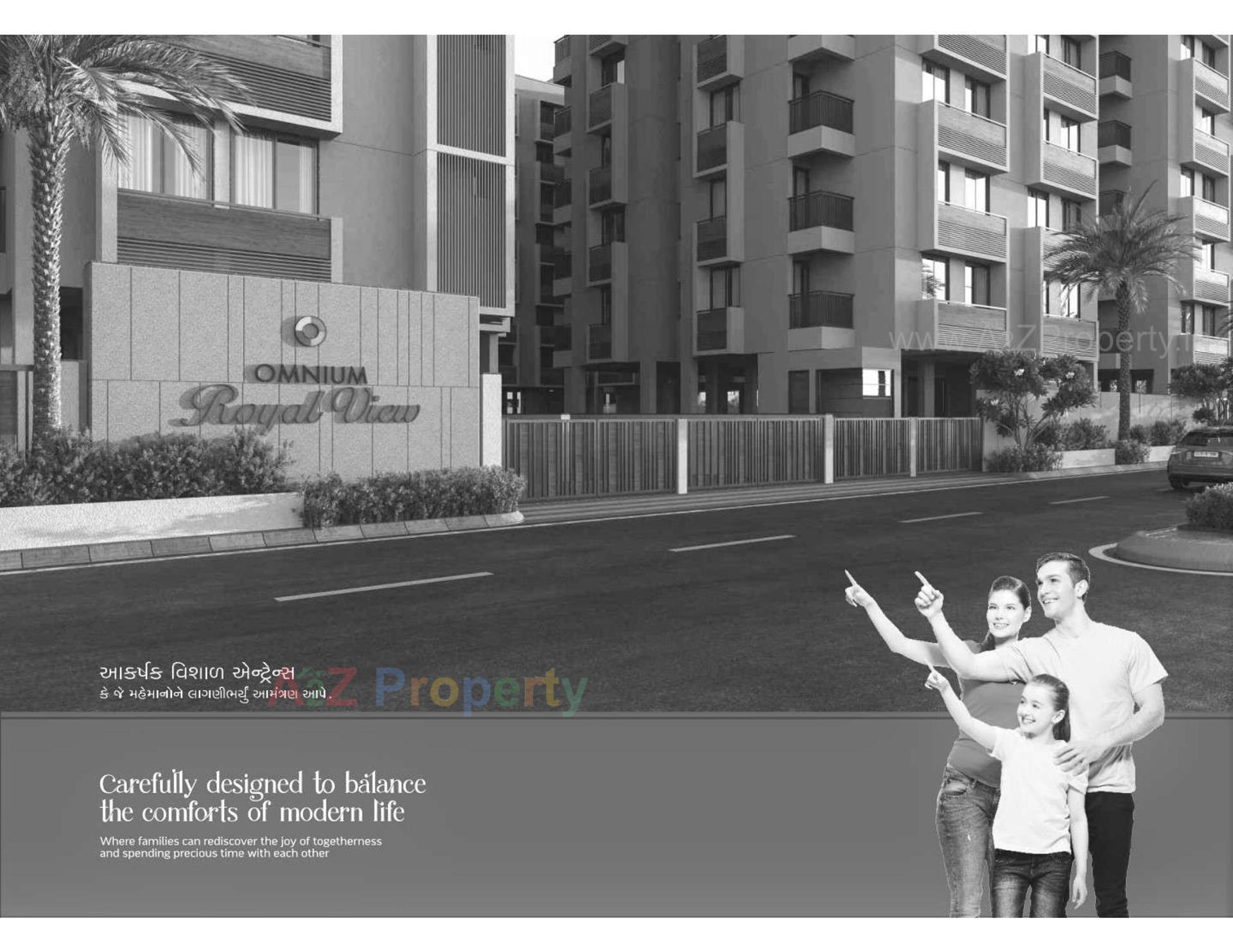  of real estate project Omnium Royal View located at Chiloda, Gandhinagar, Gujarat