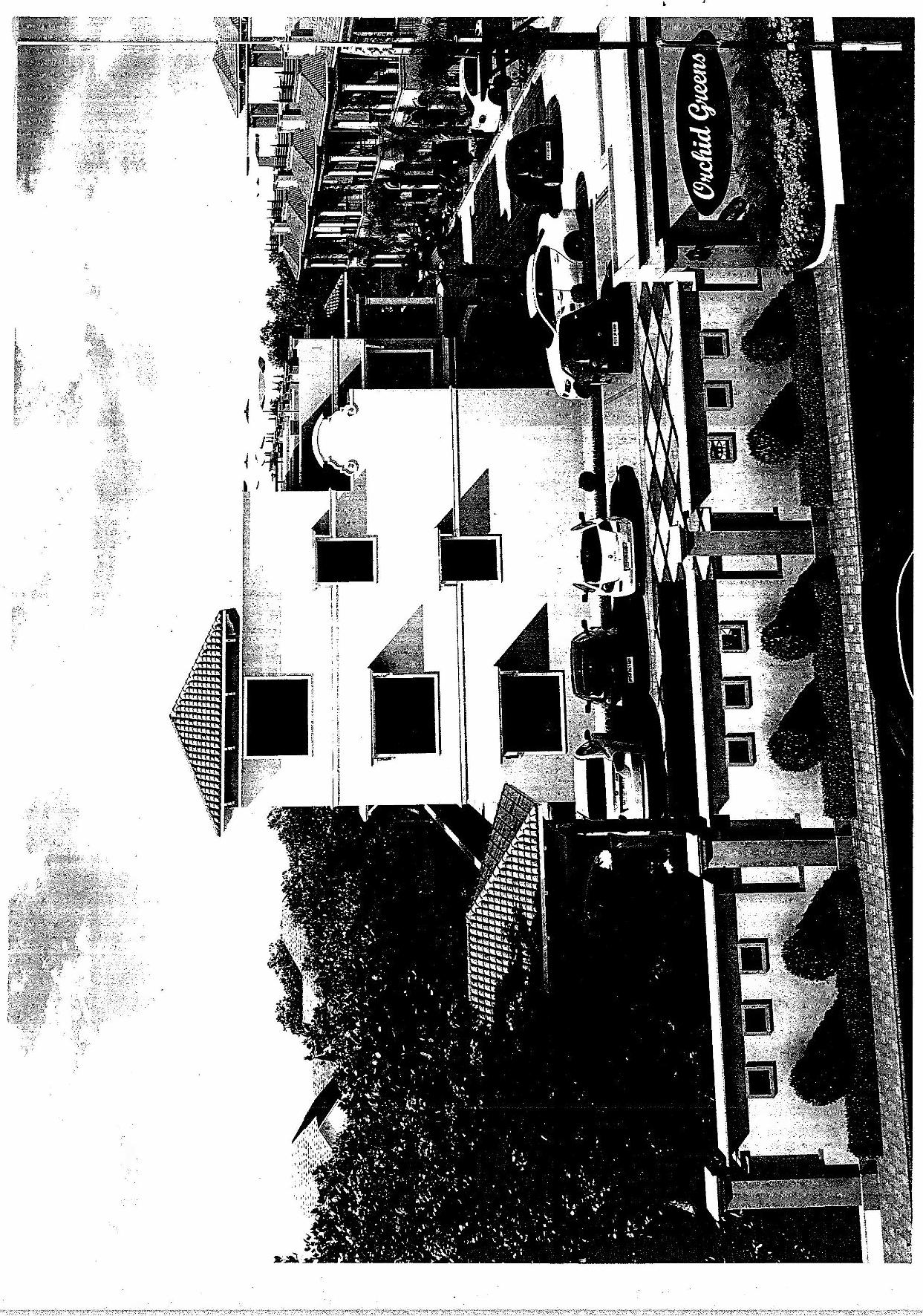 3D Elevation of real estate project Orchid Greens located at Nana-chiloda, Gandhinagar, Gujarat