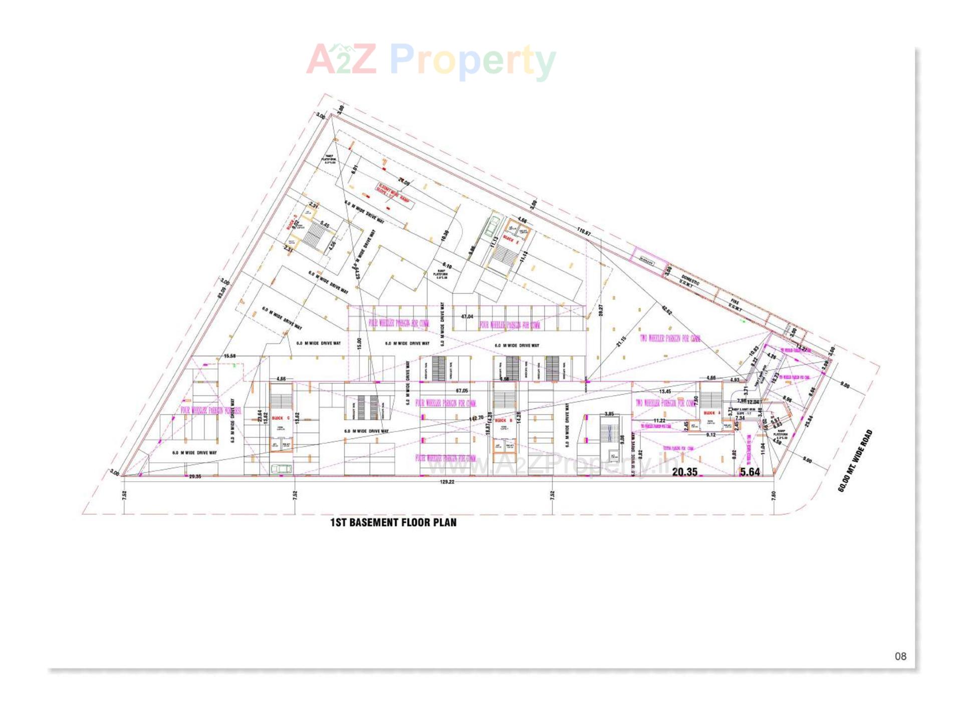 Layout of real estate project Origin Park located at Vasna-hadmatiya, Gandhinagar, Gujarat