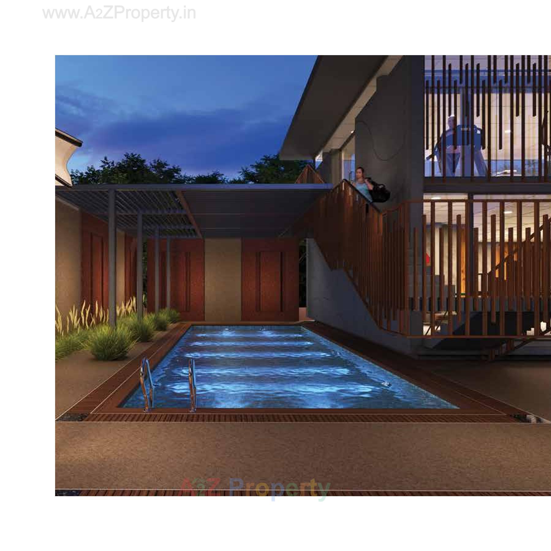 3D Elevation of real estate project Paarijat @ Shantigram located at Dantali, Gandhinagar, Gujarat