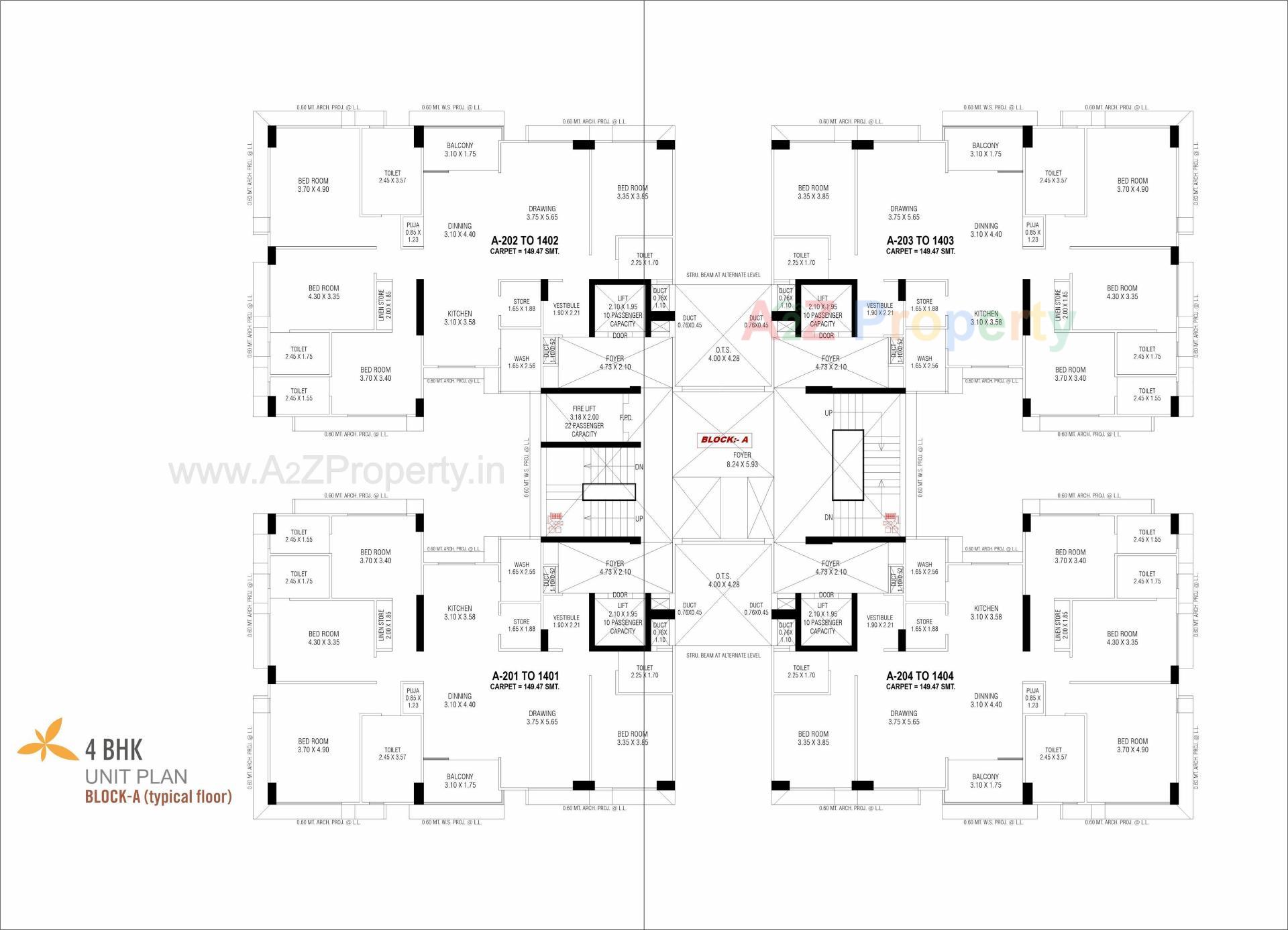 Layout of real estate project Paarijat @ Shantigram located at Dantali, Gandhinagar, Gujarat