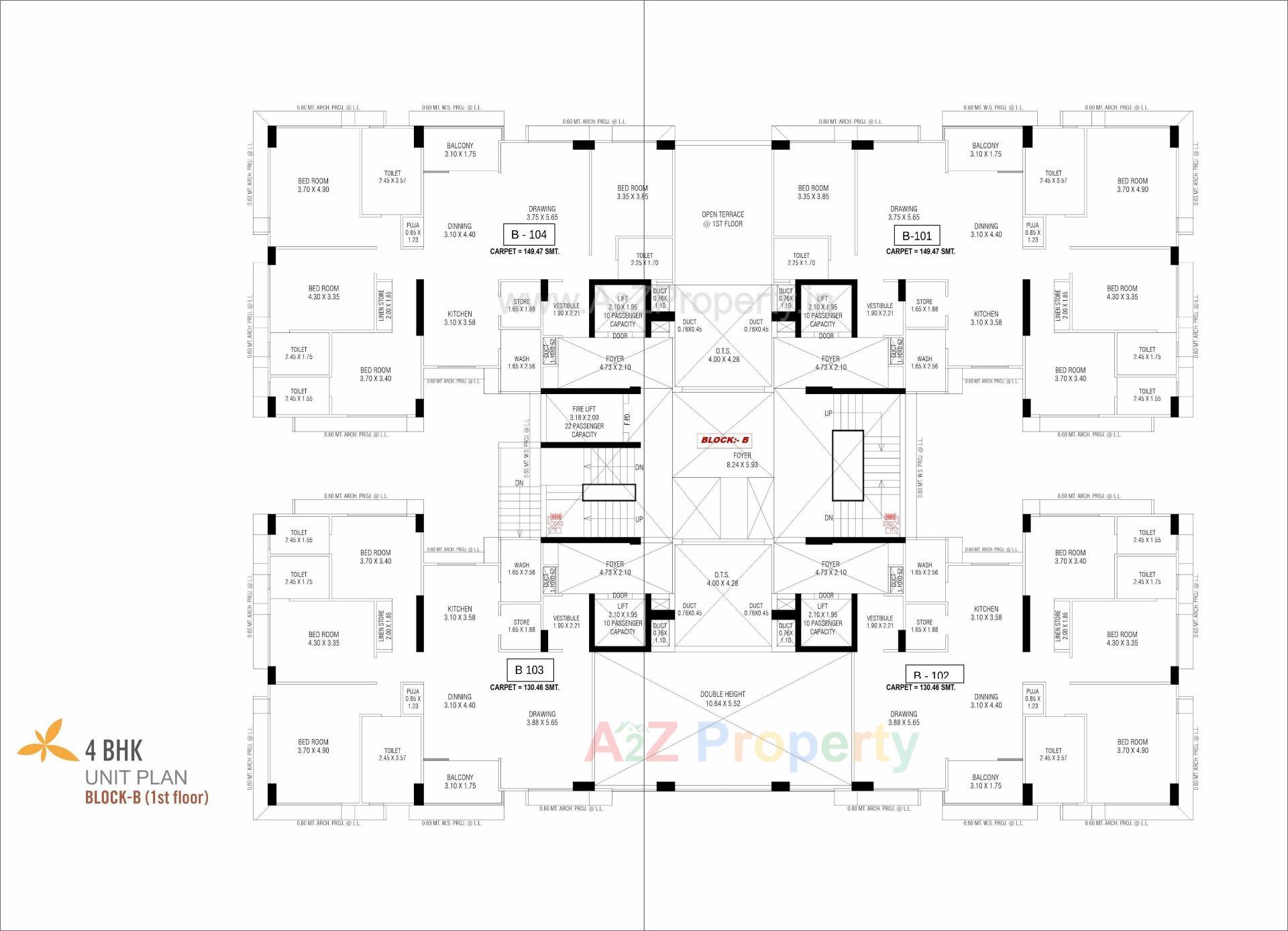 Layout of real estate project Paarijat @ Shantigram located at Dantali, Gandhinagar, Gujarat