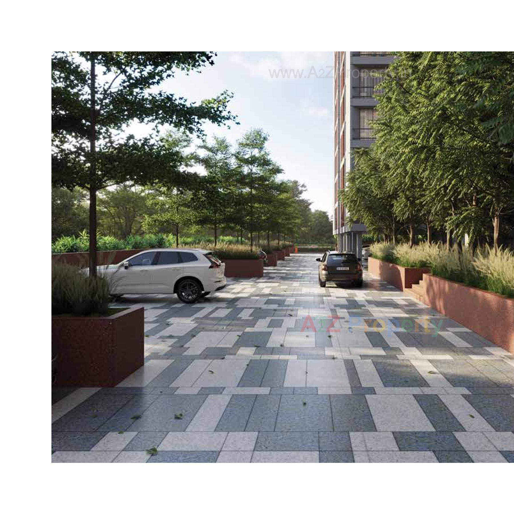 3D Elevation of real estate project Paarijat @ Shantigram located at Dantali, Gandhinagar, Gujarat