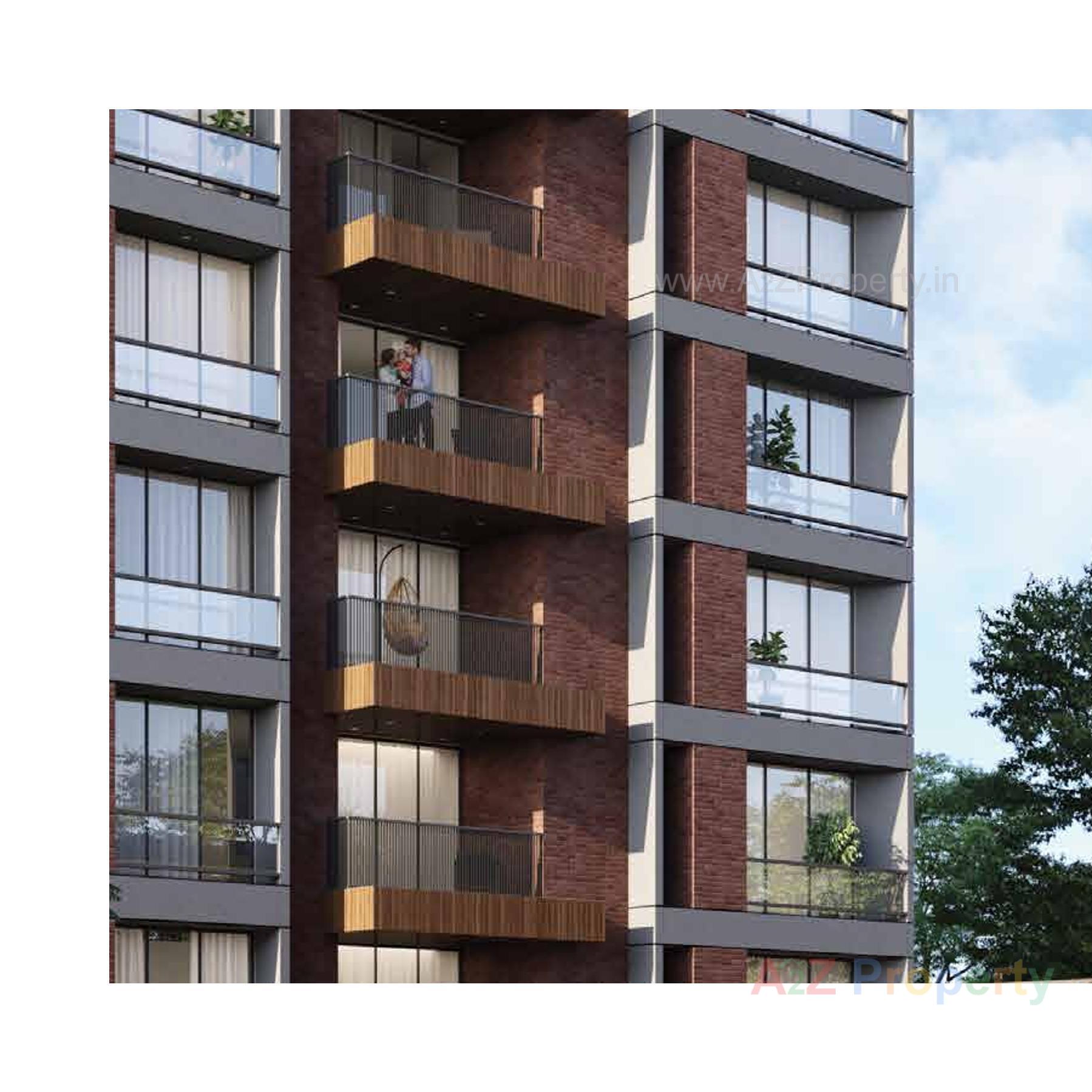 3D Elevation of real estate project Paarijat @ Shantigram located at Dantali, Gandhinagar, Gujarat