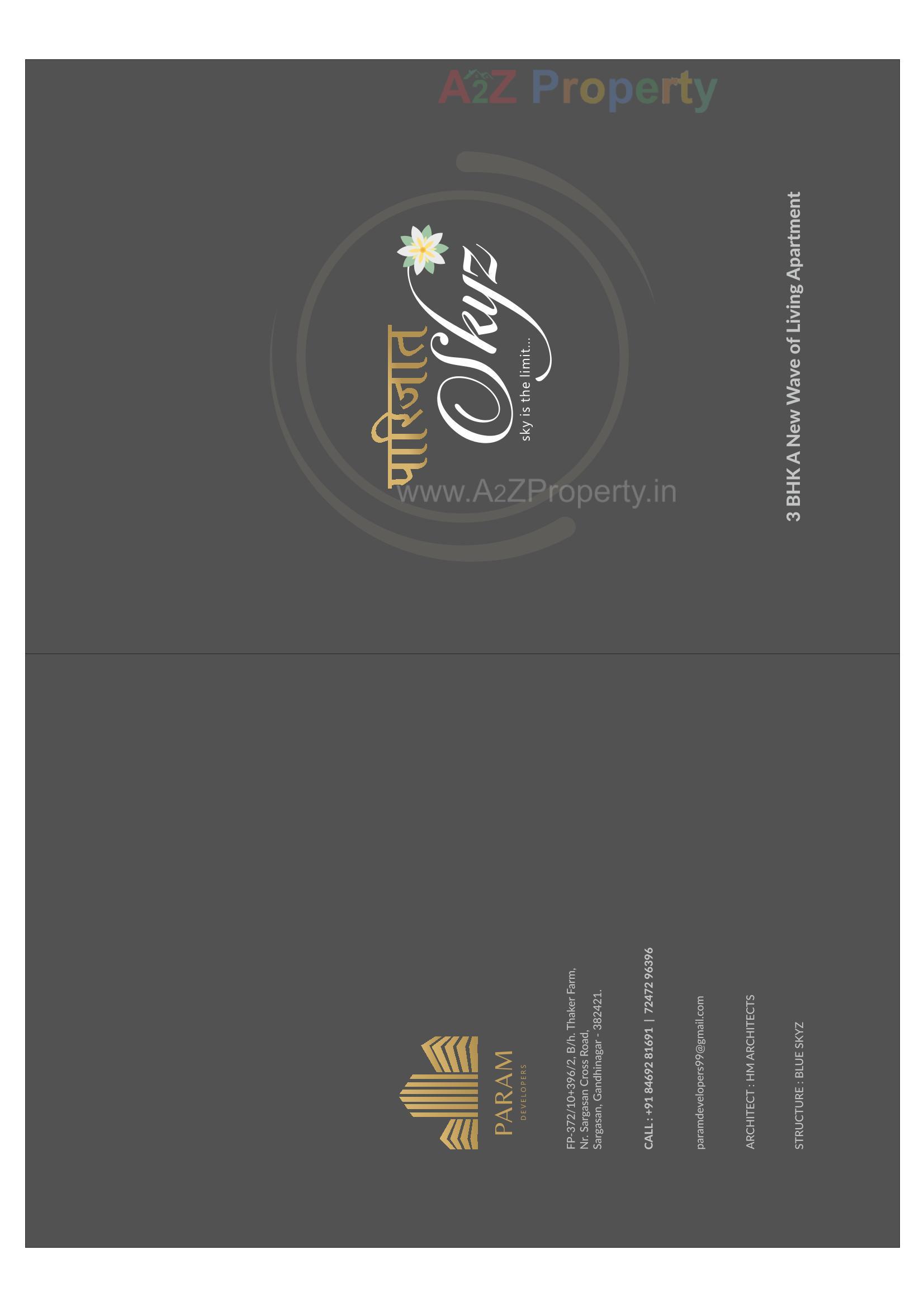  of real estate project Paarijat Skyz located at Sargasan, Gandhinagar, Gujarat