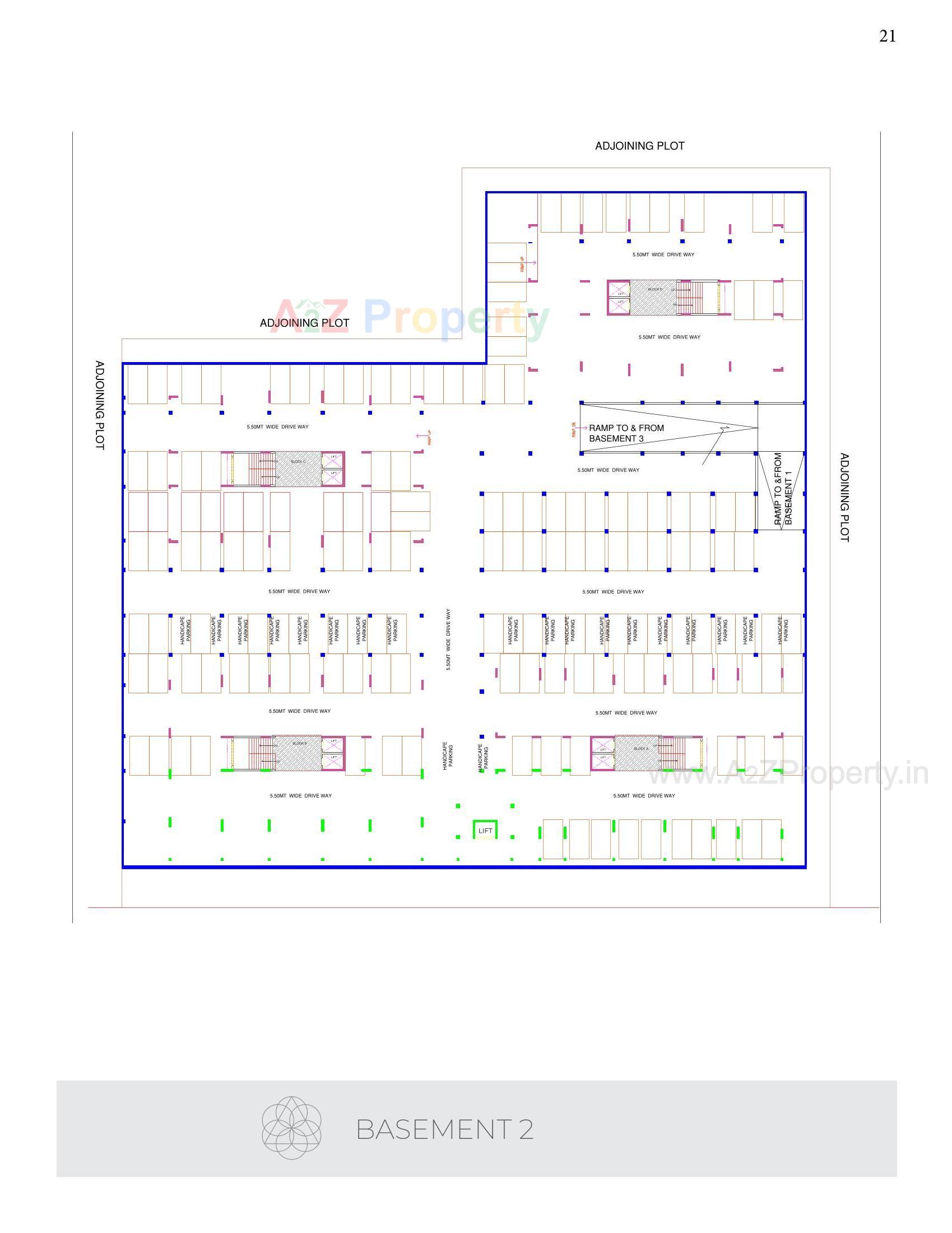 Layout of real estate project Palasa located at Sargasan, Gandhinagar, Gujarat