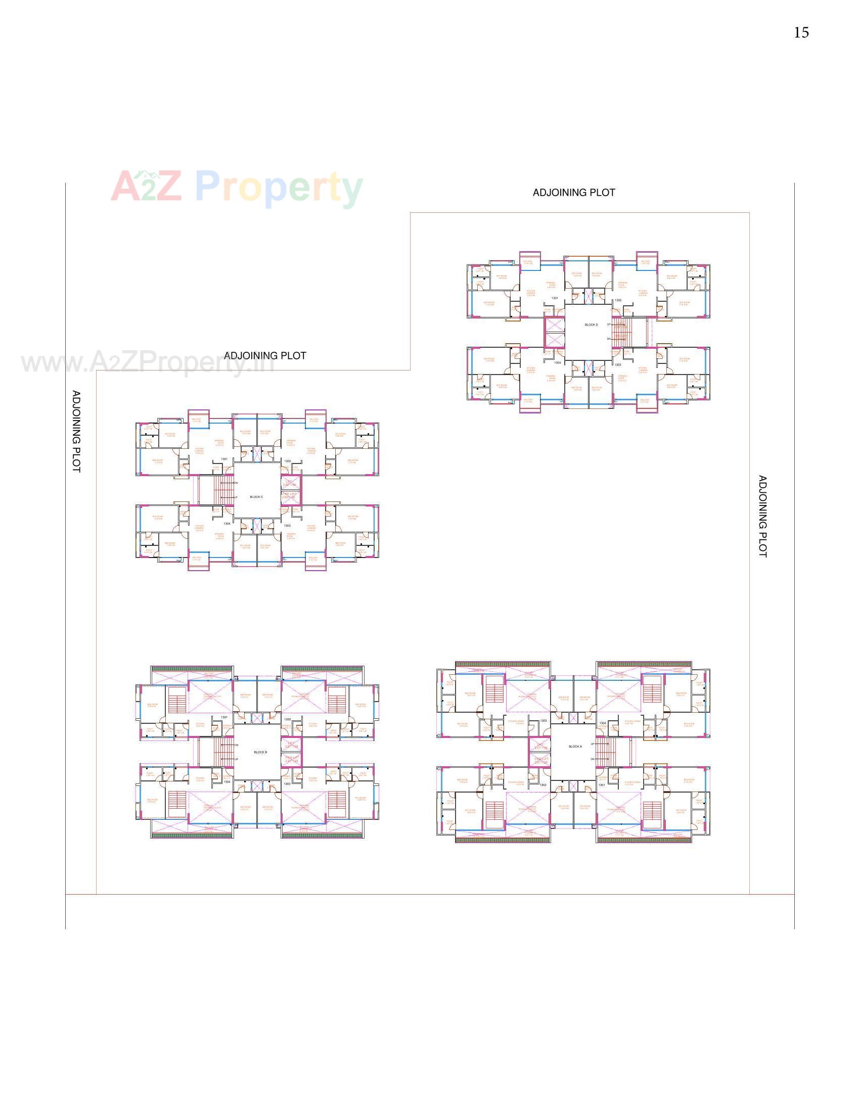 Layout of real estate project Palasa located at Sargasan, Gandhinagar, Gujarat