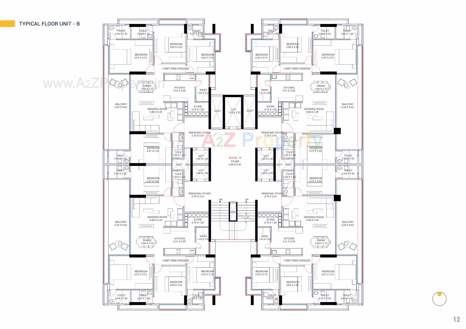 Layout of real estate project Panache located at Khoraj, Gandhinagar, Gujarat