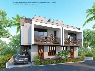 Elevation of real estate project Pancham Bunglows located at Koba, Gandhinagar, Gujarat