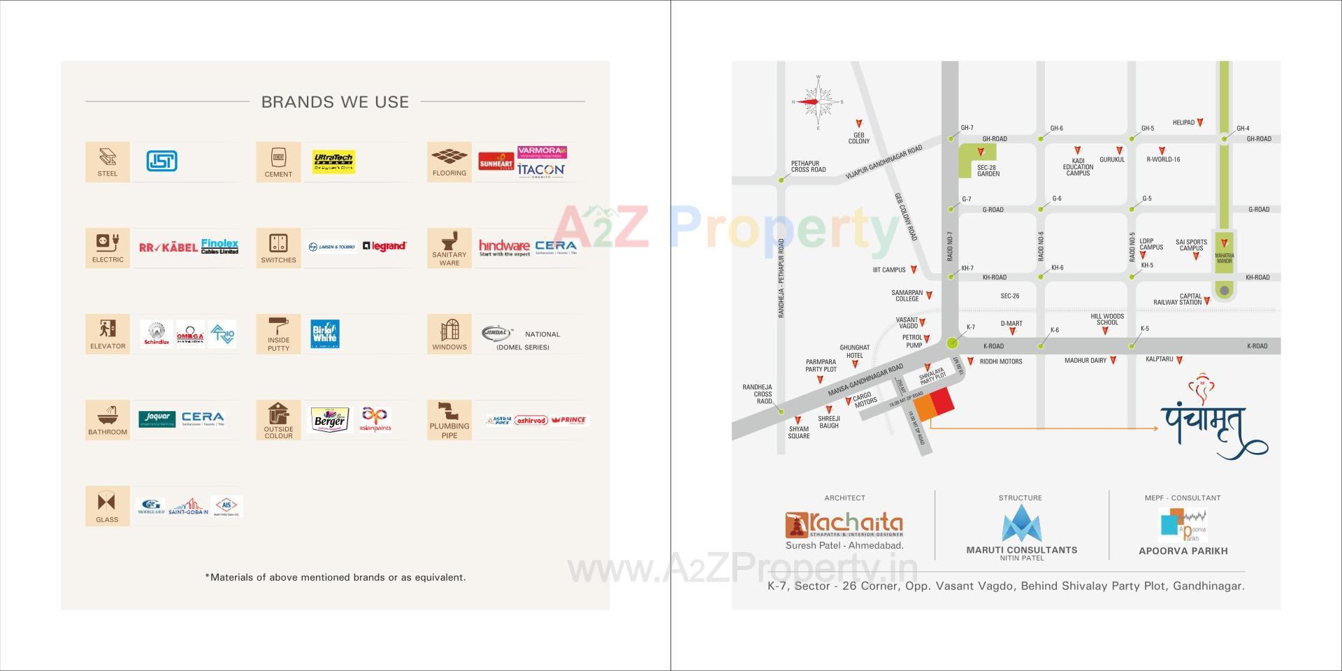  of real estate project Panchamrut located at Pethapur, Gandhinagar, Gujarat