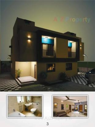 Elevation of real estate project Panchkutir Bunglows located at Limbadiya, Gandhinagar, Gujarat