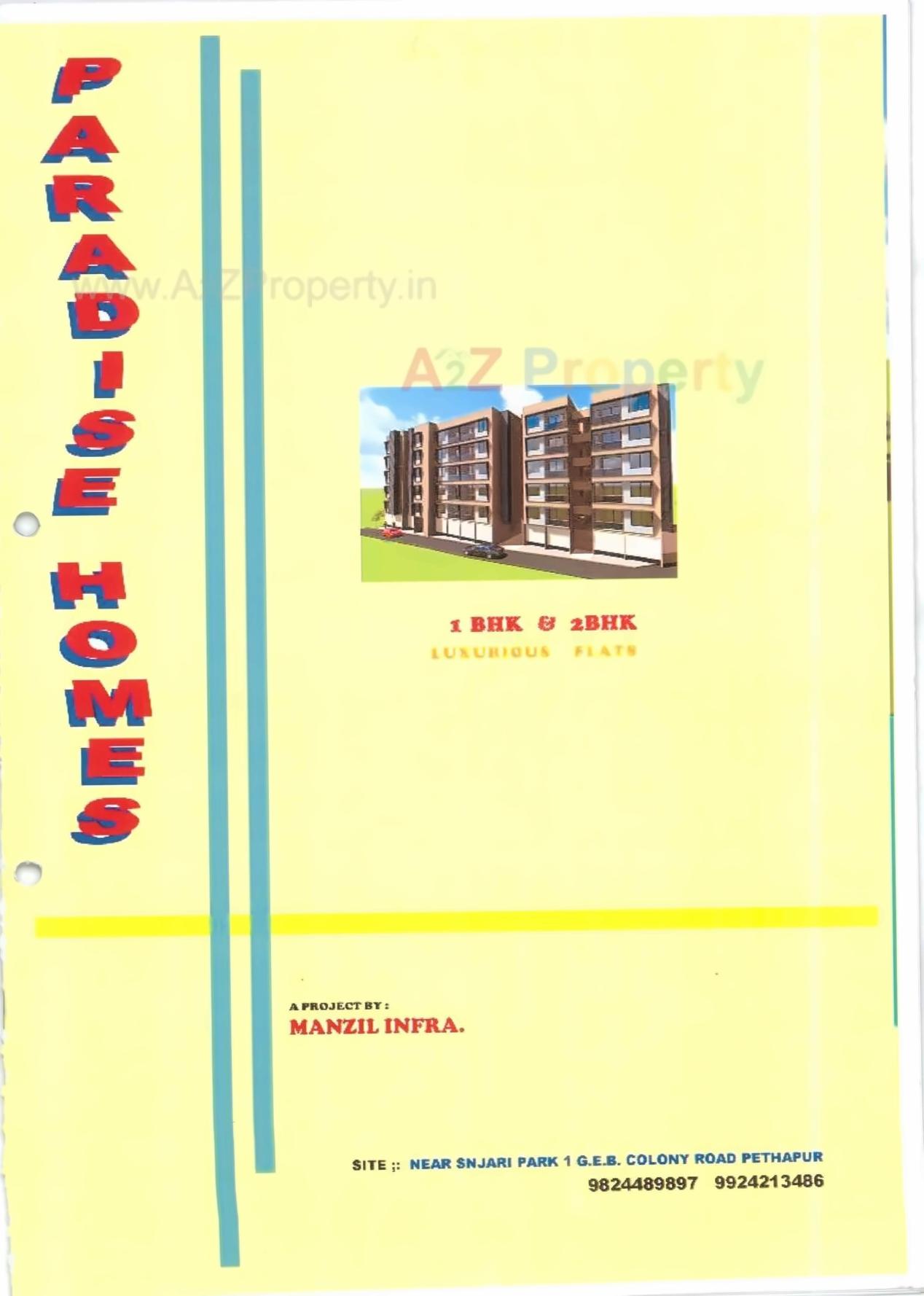  of real estate project Paradise Homes located at Pethapur, Gandhinagar, Gujarat