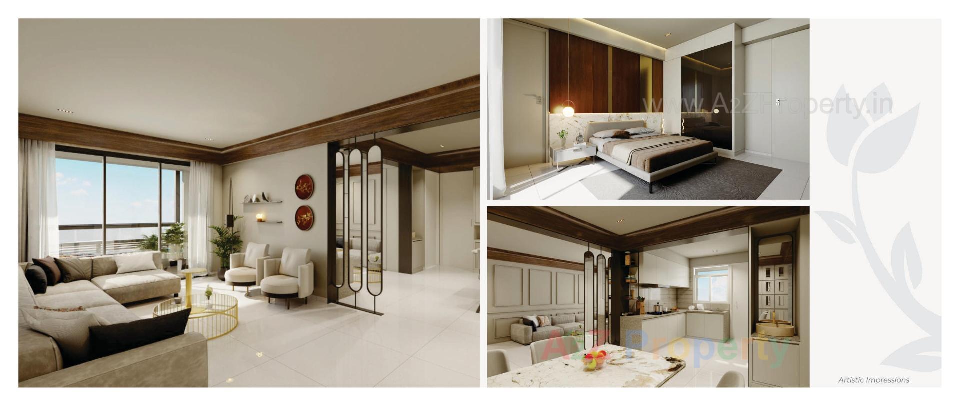 3D Elevation of real estate project Parishram Florenza located at Khoraj, Gandhinagar, Gujarat