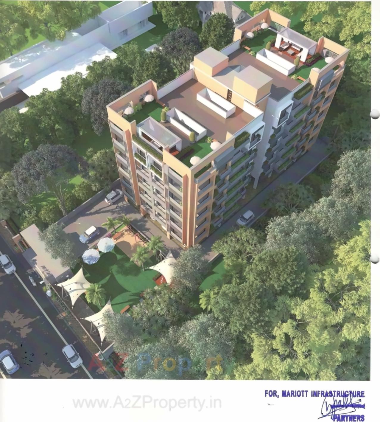 3D Elevation of real estate project Parklane Garden located at Gandhinagar, Gandhinagar, Gujarat