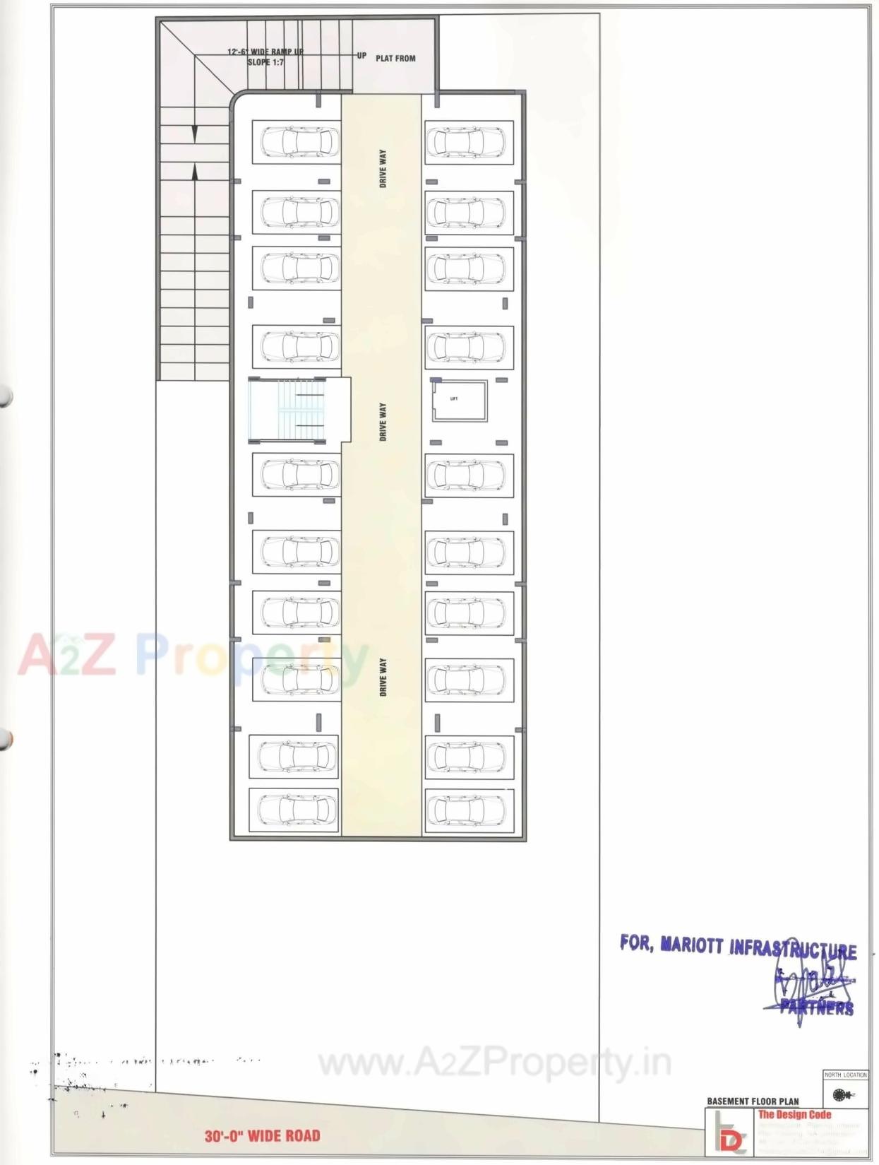 Layout of real estate project Parklane Garden located at Gandhinagar, Gandhinagar, Gujarat