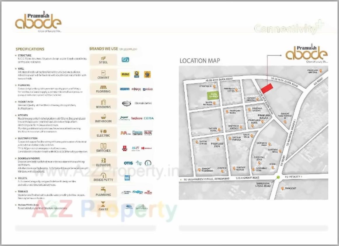  of real estate project Parmukh Abode located at Vasna-hadmatiya, Gandhinagar, Gujarat