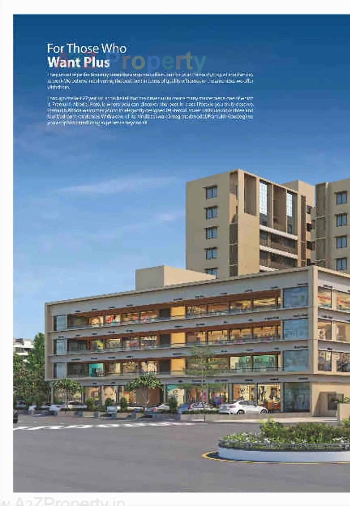 3D Elevation of real estate project Parmukh Abode located at Vasna-hadmatiya, Gandhinagar, Gujarat