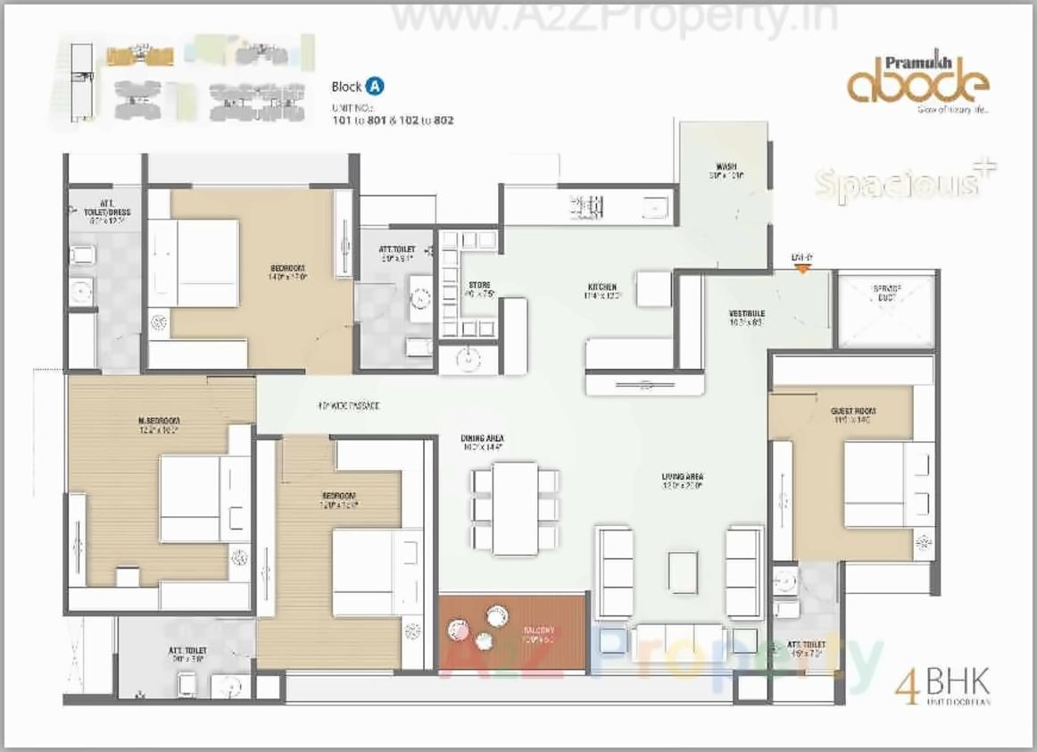 Layout of real estate project Parmukh Abode located at Vasna-hadmatiya, Gandhinagar, Gujarat