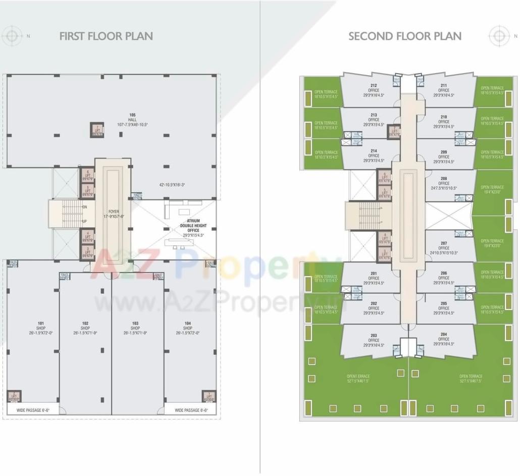 Layout of real estate project Pehel located at Khoraj, Gandhinagar, Gujarat