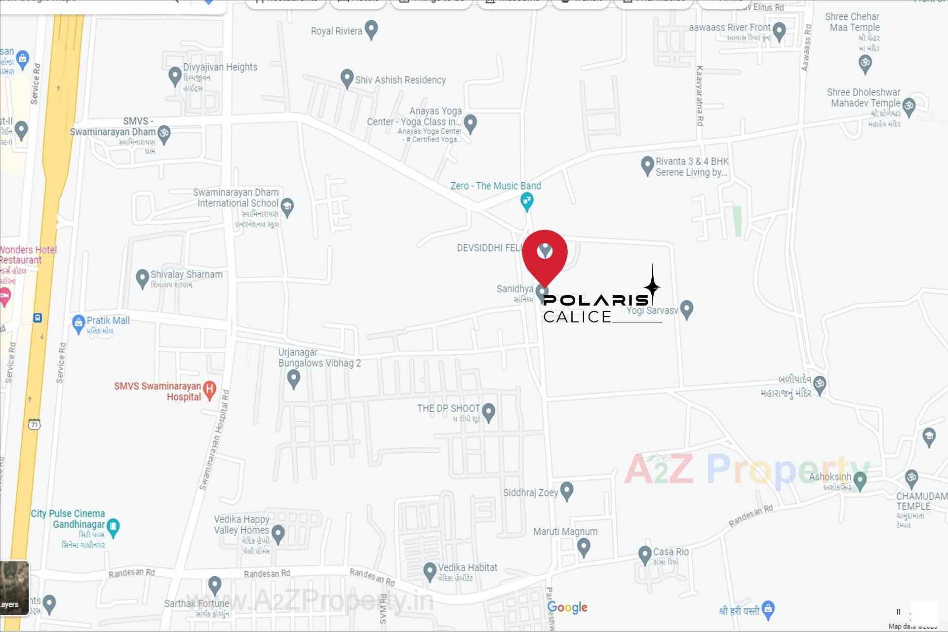  of real estate project Polaris Calice located at Randesan, Gandhinagar, Gujarat