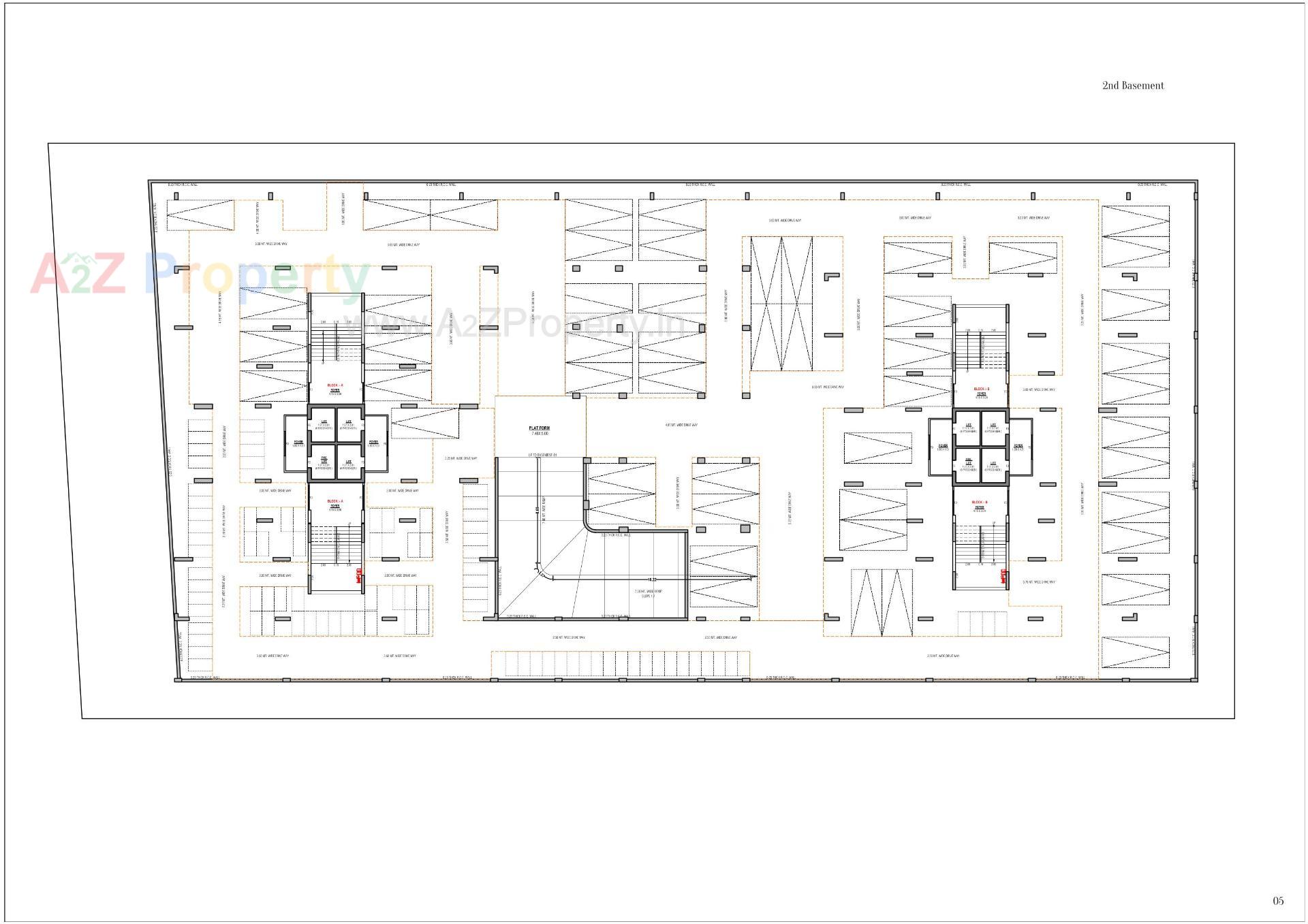 Layout of real estate project Polaris Calice located at Randesan, Gandhinagar, Gujarat