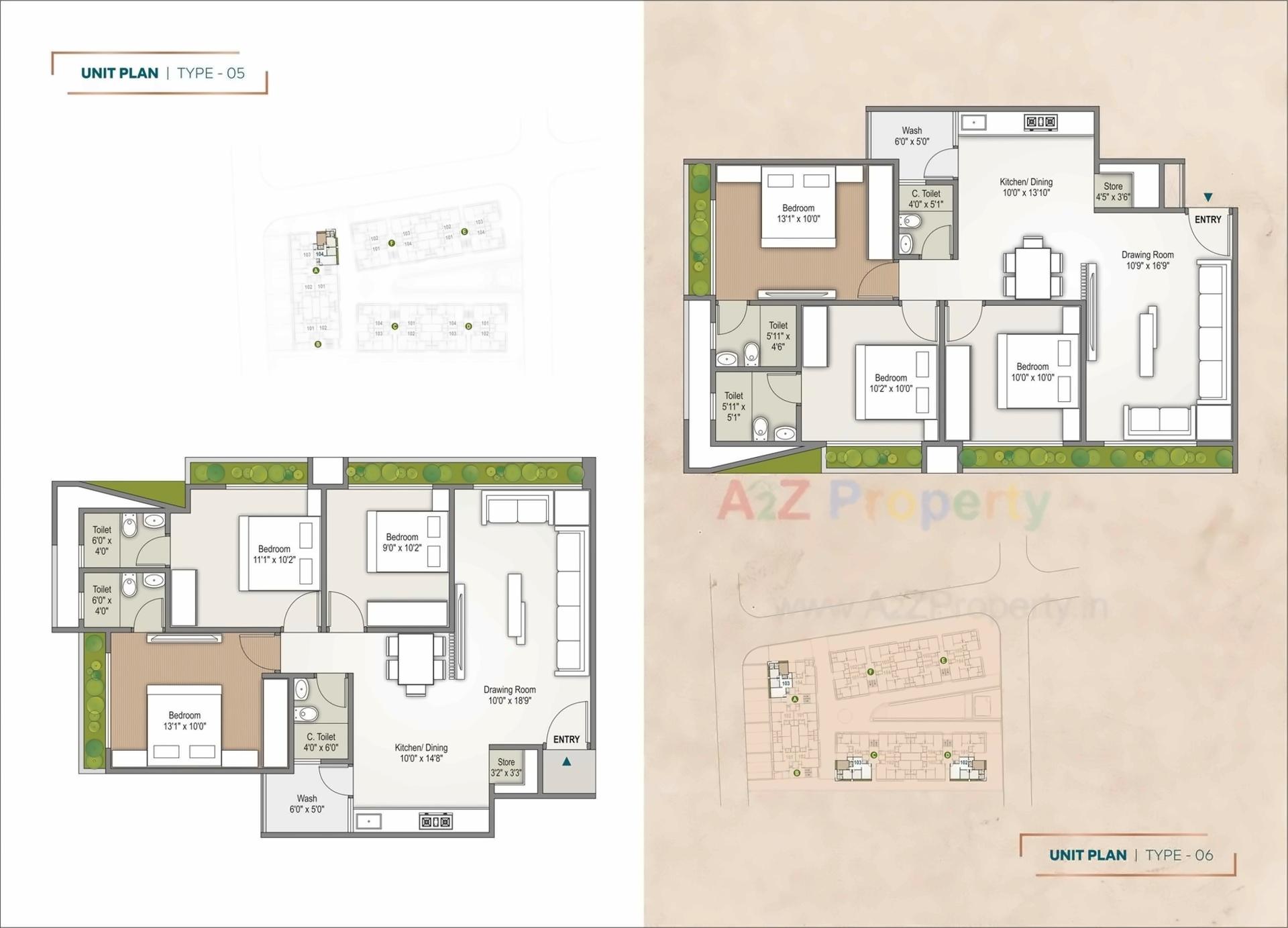 Layout of real estate project Polaris Elina located at Randheja, Gandhinagar, Gujarat