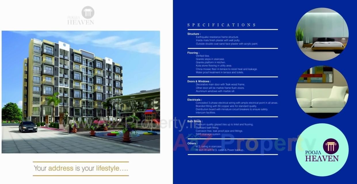  of real estate project Pooja Heaven located at Dehgam, Gandhinagar, Gujarat