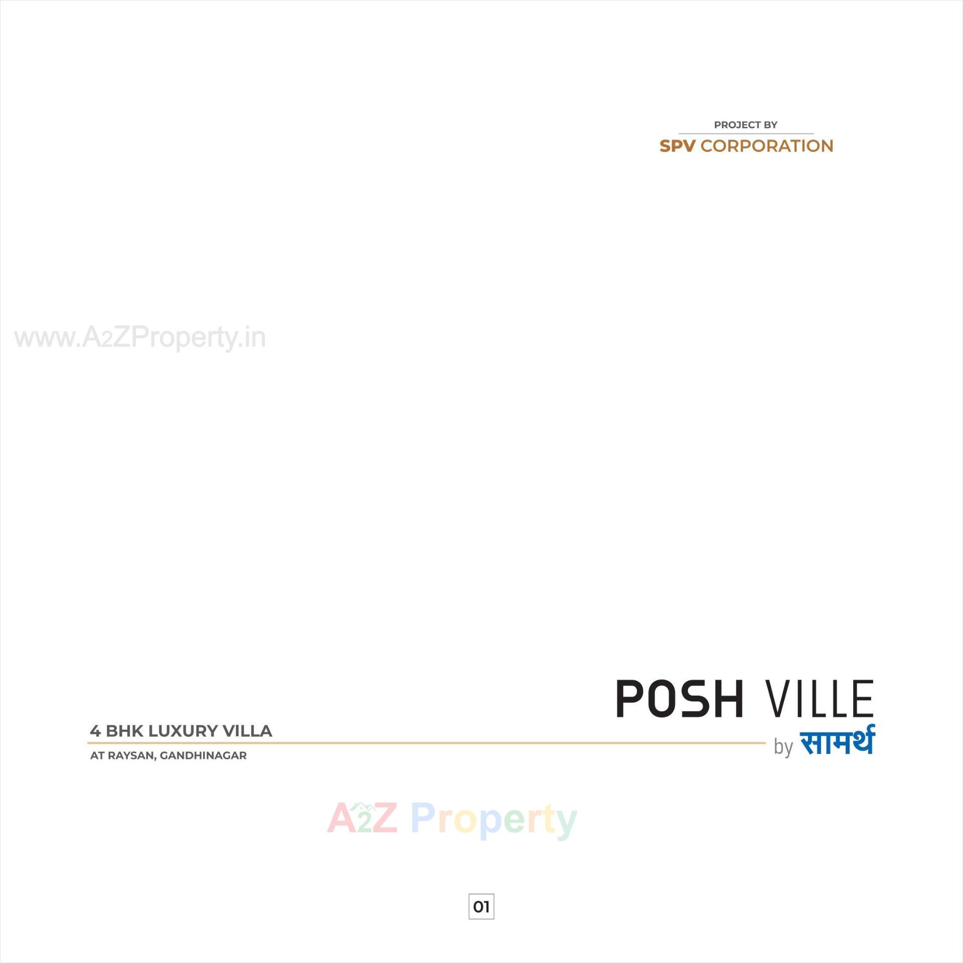  of real estate project Posh Ville By Saamarth located at Raysan, Gandhinagar, Gujarat