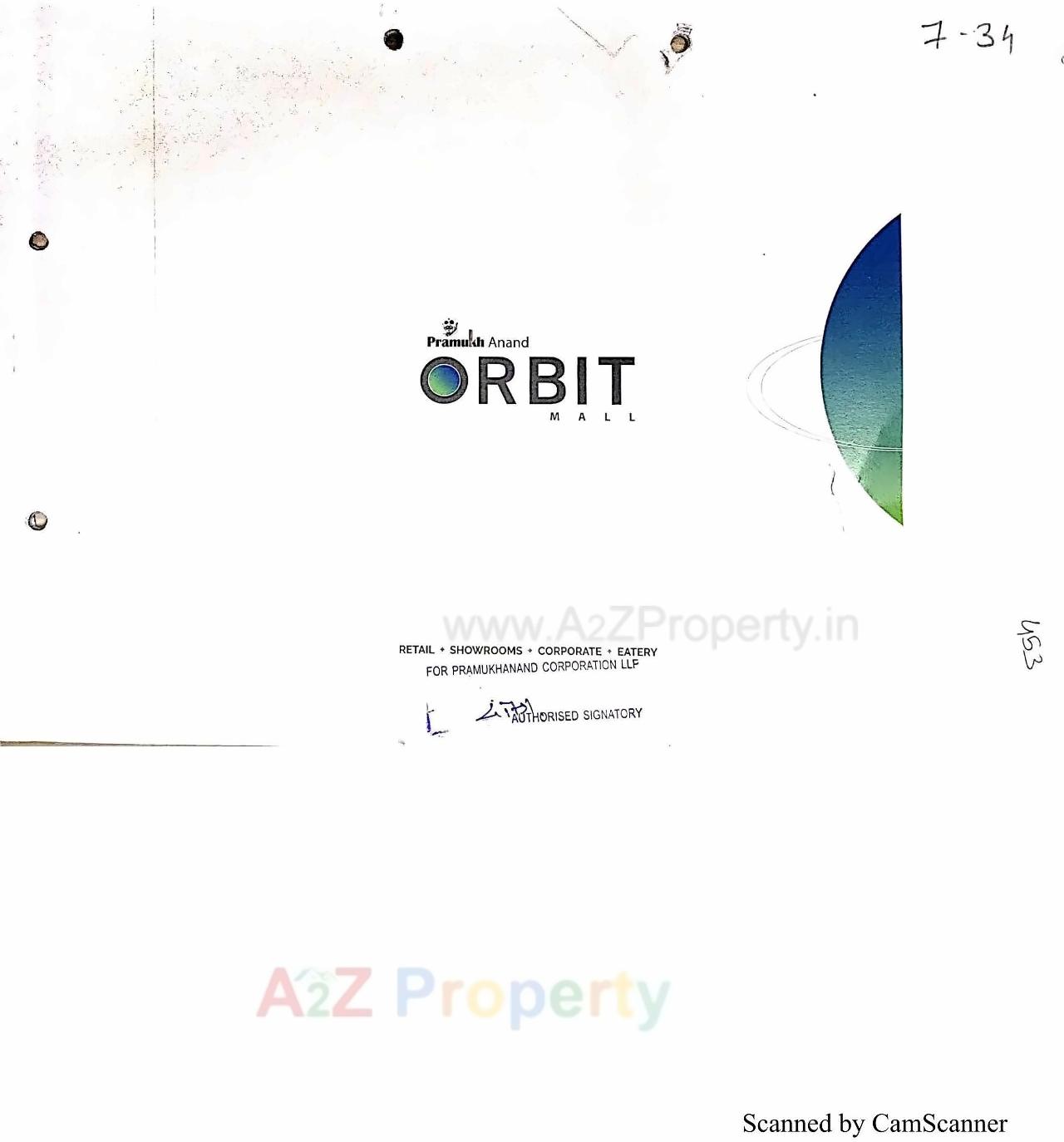  of real estate project Pramukh Anand Orbit Mall located at Sargasan, Gandhinagar, Gujarat