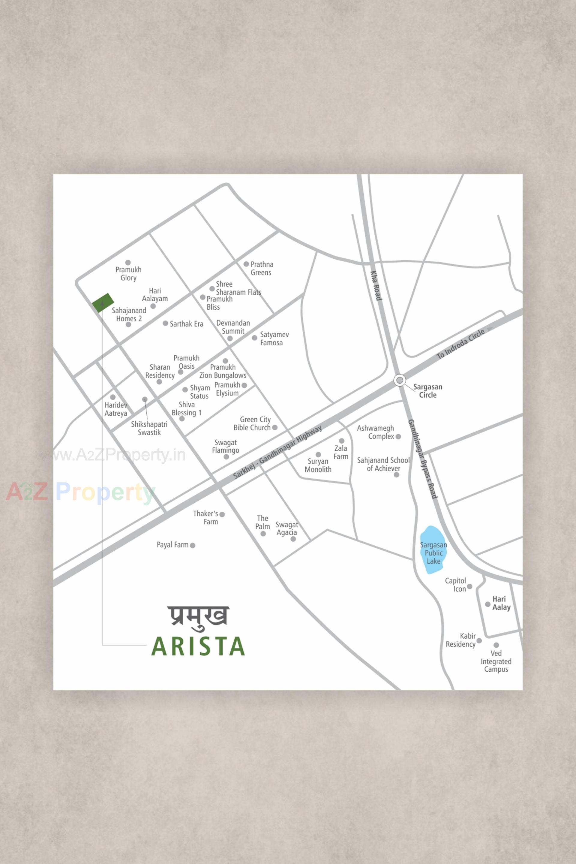  of real estate project Pramukh Arista located at Tarapur, Gandhinagar, Gujarat