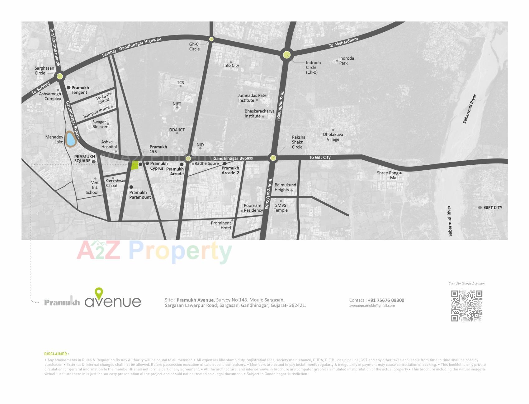  of real estate project Pramukh Avenue located at Gandhinagar, Gandhinagar, Gujarat