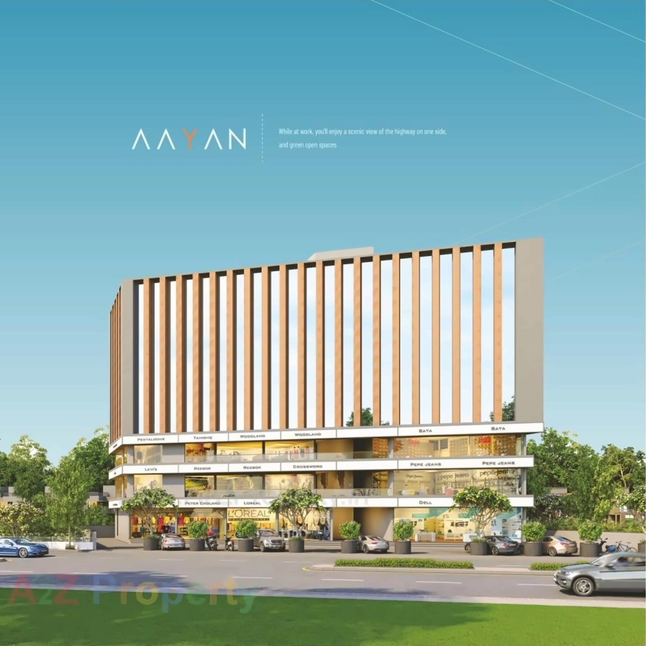 3D Elevation of real estate project Pramukh Ayan located at Gandhinagar, Gandhinagar, Gujarat