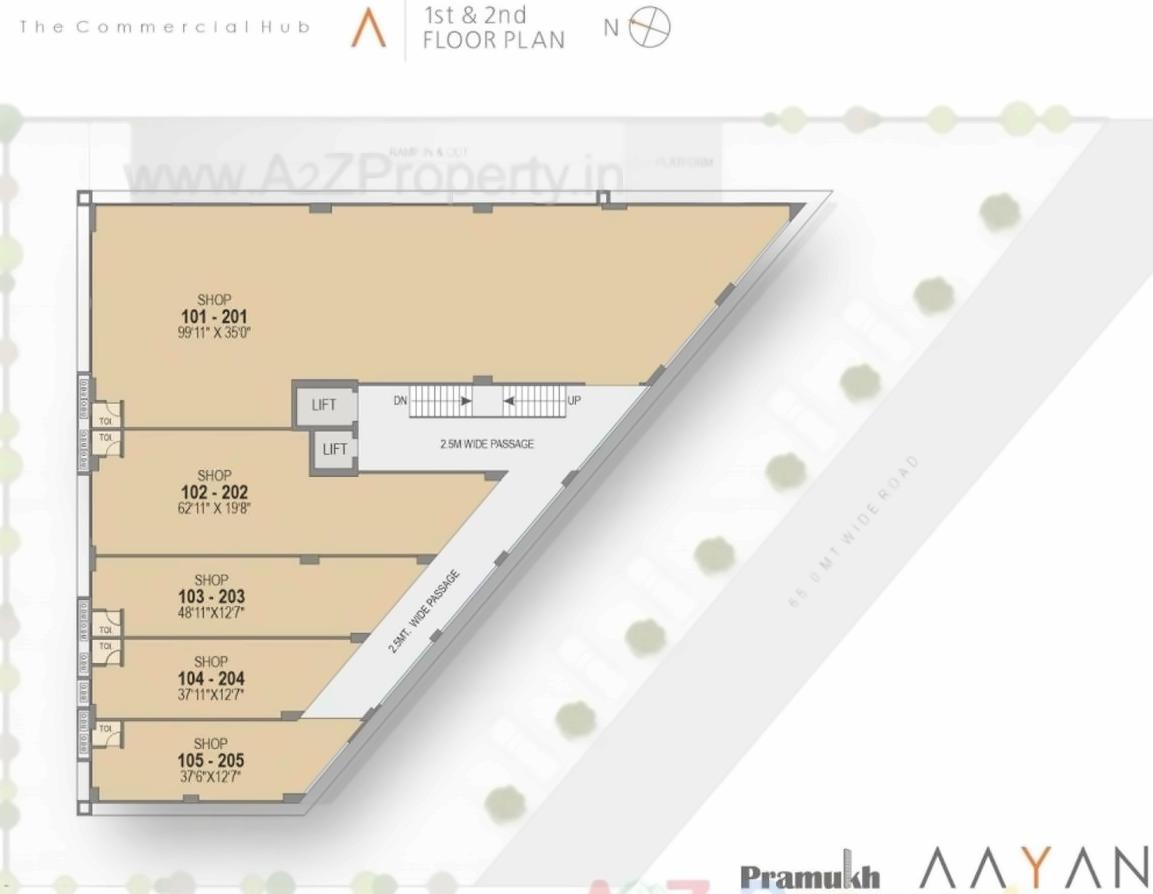 Layout of real estate project Pramukh Ayan located at Gandhinagar, Gandhinagar, Gujarat
