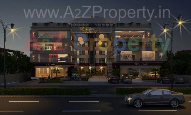 3D Elevation of real estate project Pramukh Corporate located at Raisan, Gandhinagar, Gujarat