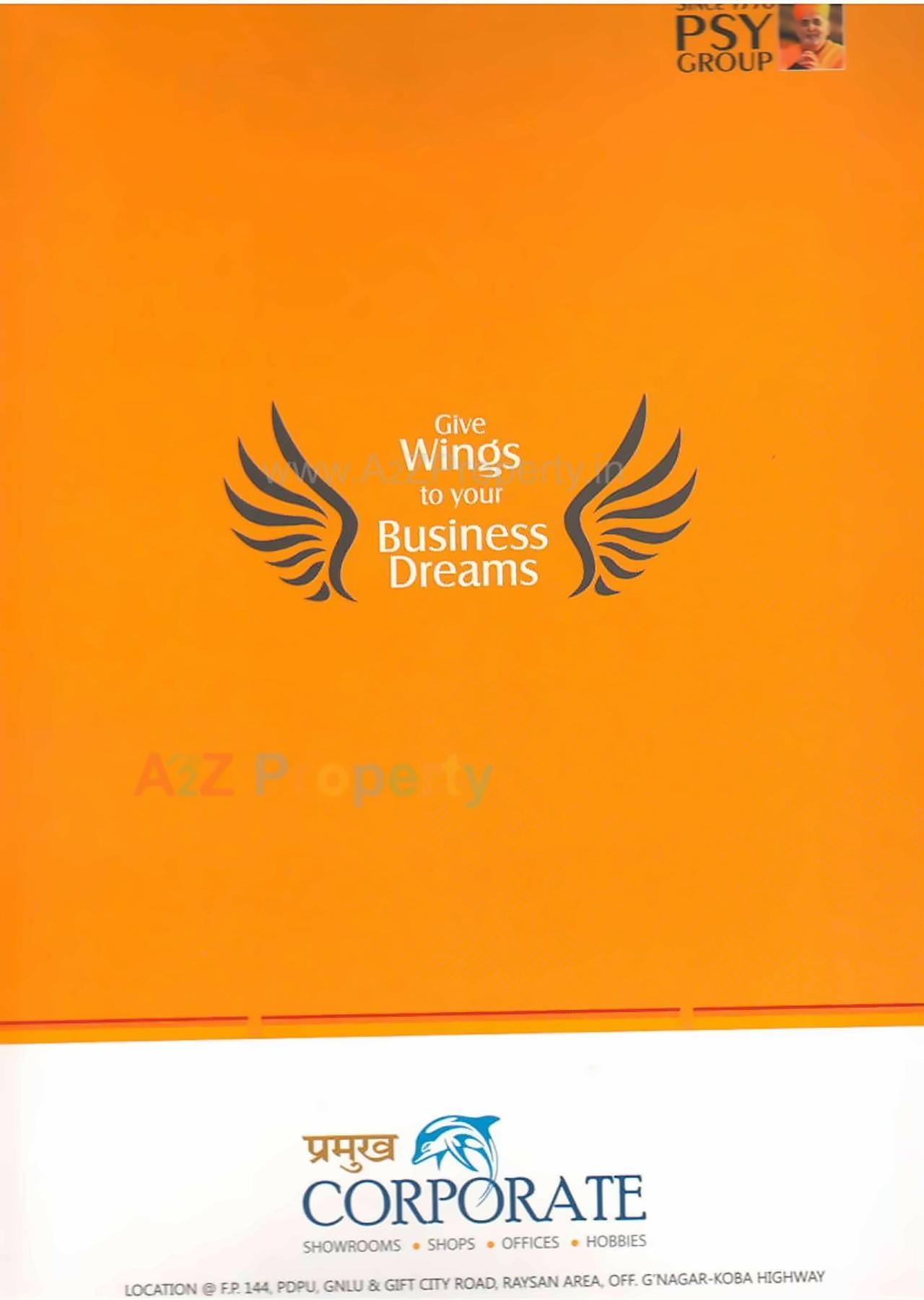  of real estate project Pramukh Corporate located at Raisan, Gandhinagar, Gujarat